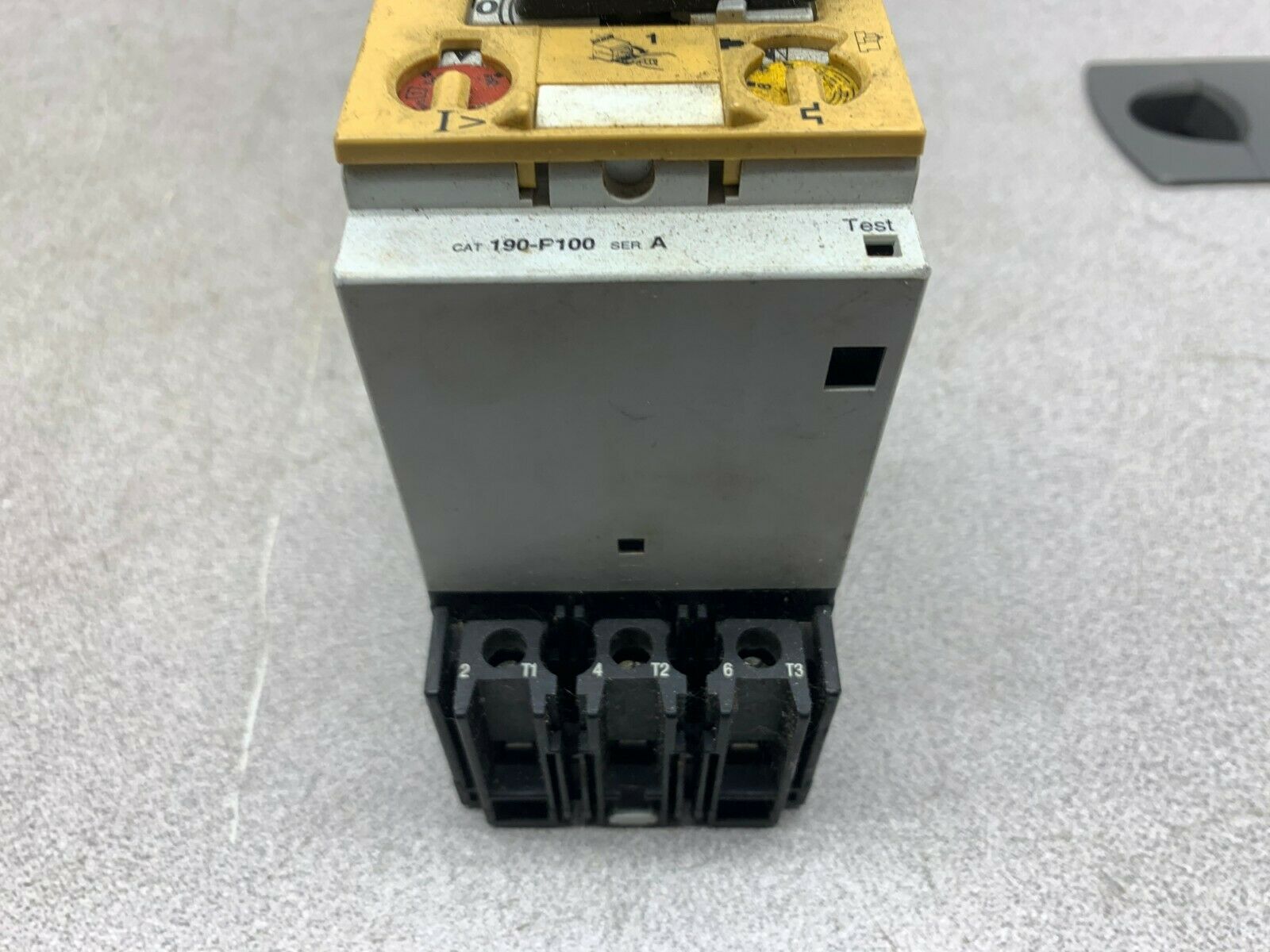 USED ALLEN BRADLEY MOTOR PROTECTOR 190-MN 190-P100