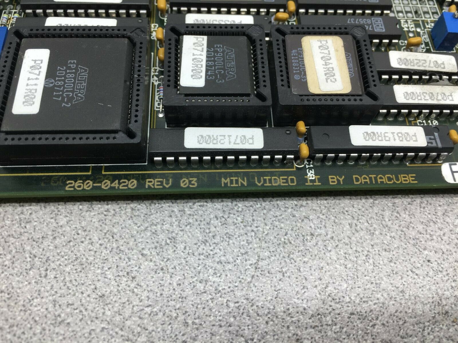 USED ADEPT MIN VIDEO CARD 260-0420 REV 3