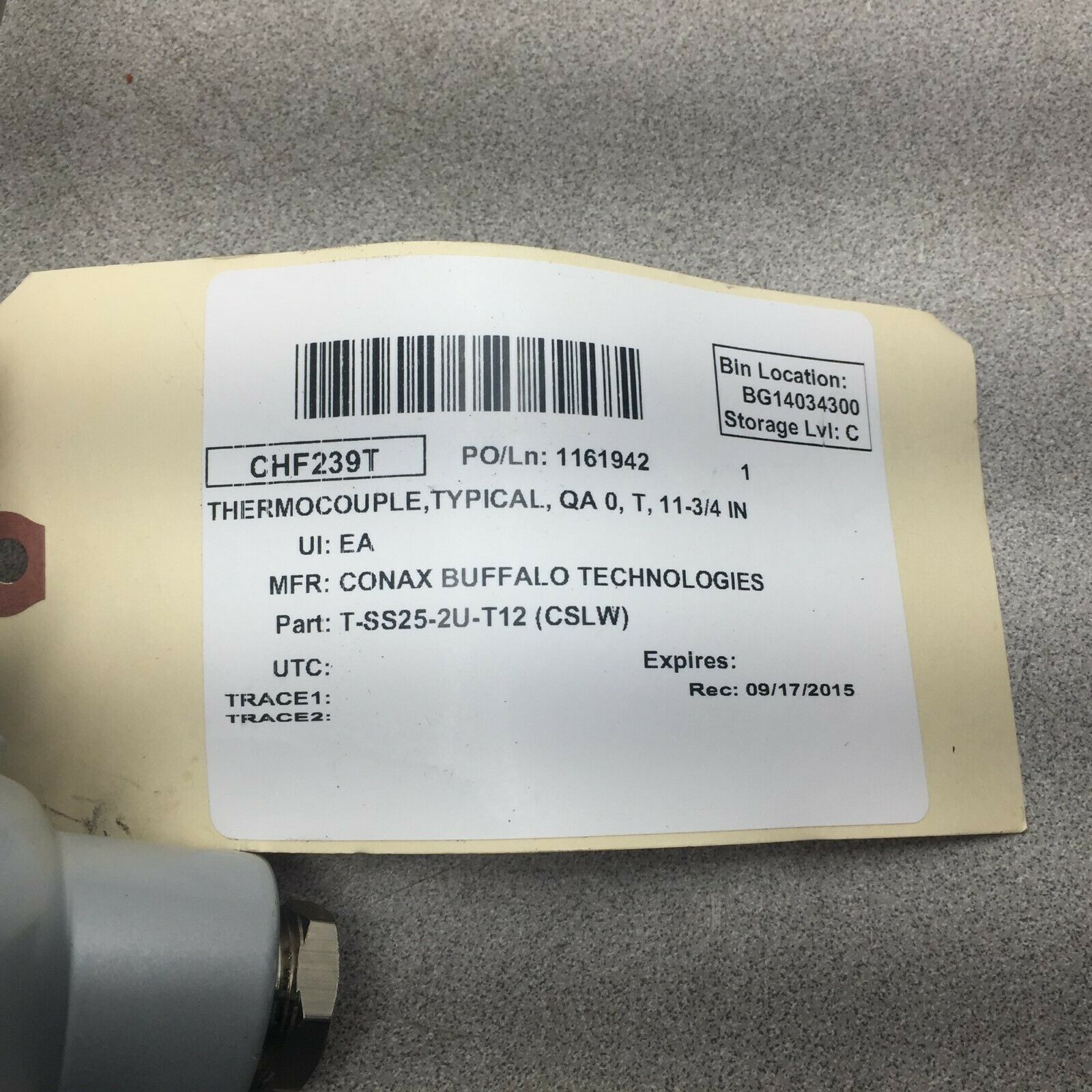 NEW NO BOX CONAX THERMOCOUPLE T-SS25-2U-T12(CSLW)