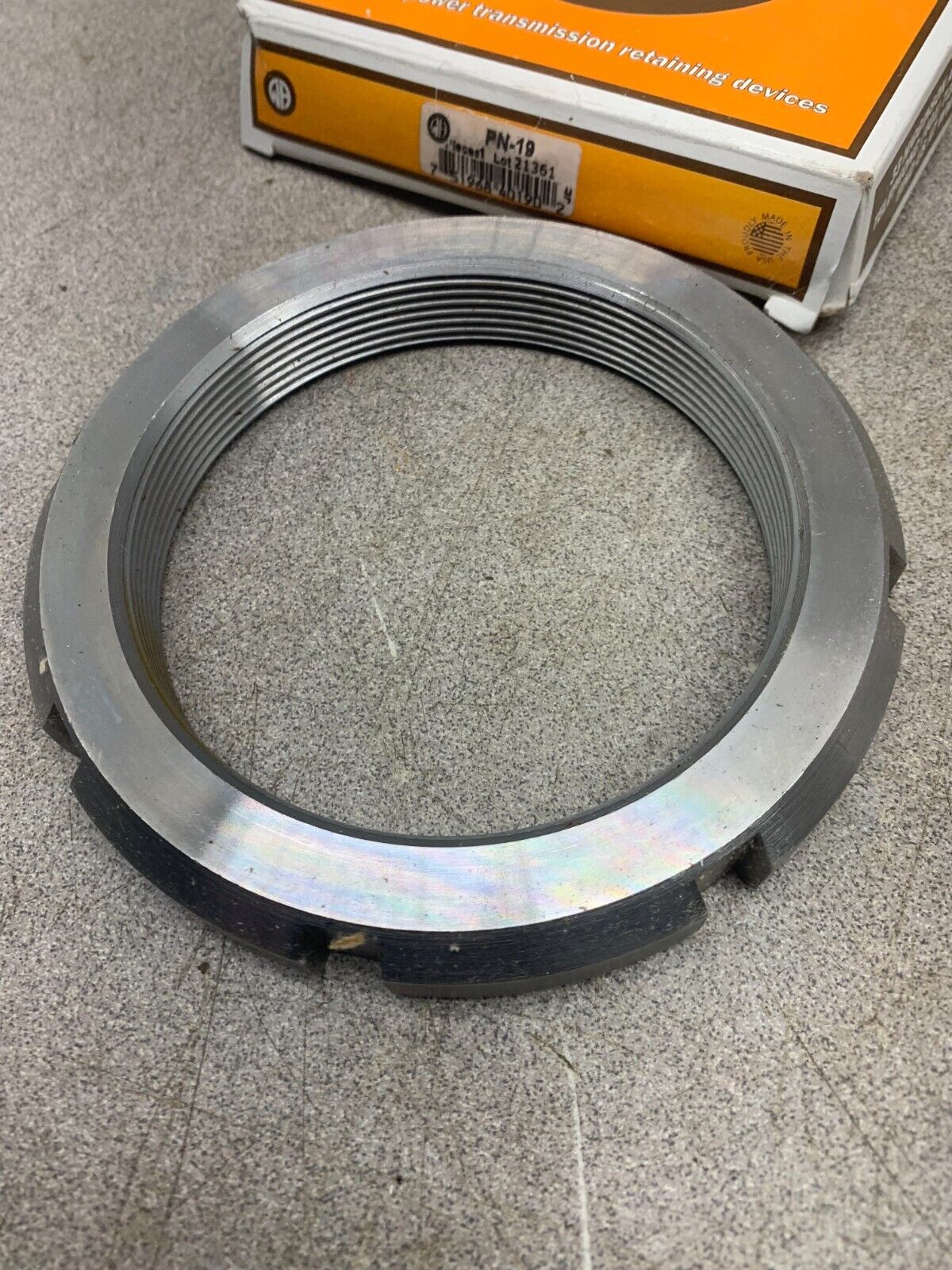 NEW IN BOX WHITTET-HIGGINS LOCKNUT PN-19