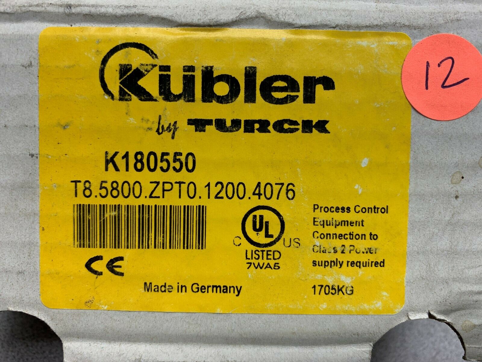 NEW IN BOX KUBLER ENCODER T8.58090.ZPTO-1200.4076