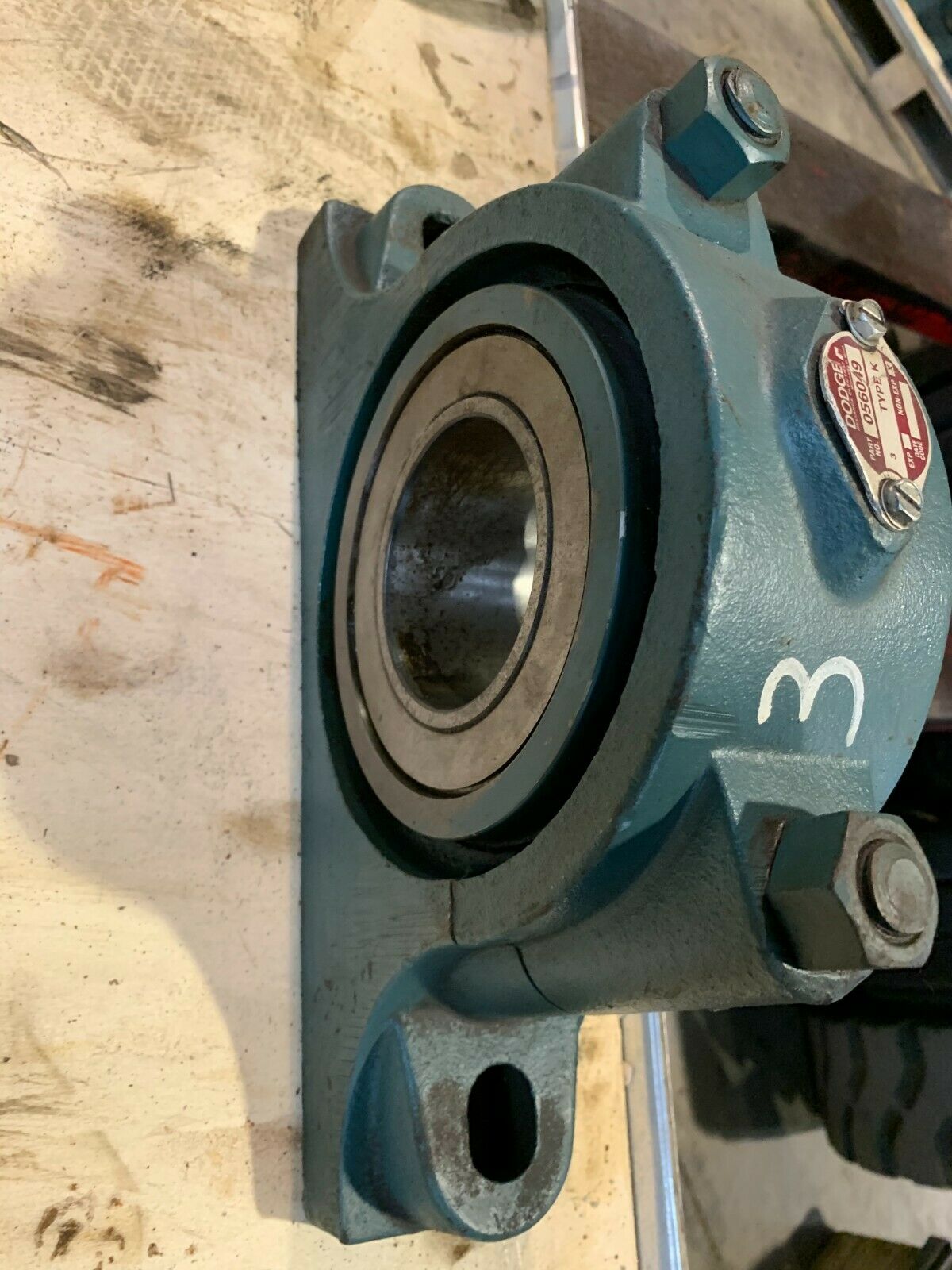 NEW DODGE 056049 2-BOLT TYPE K PILLOW BLOCK BEARING 3" BORE P2BK300