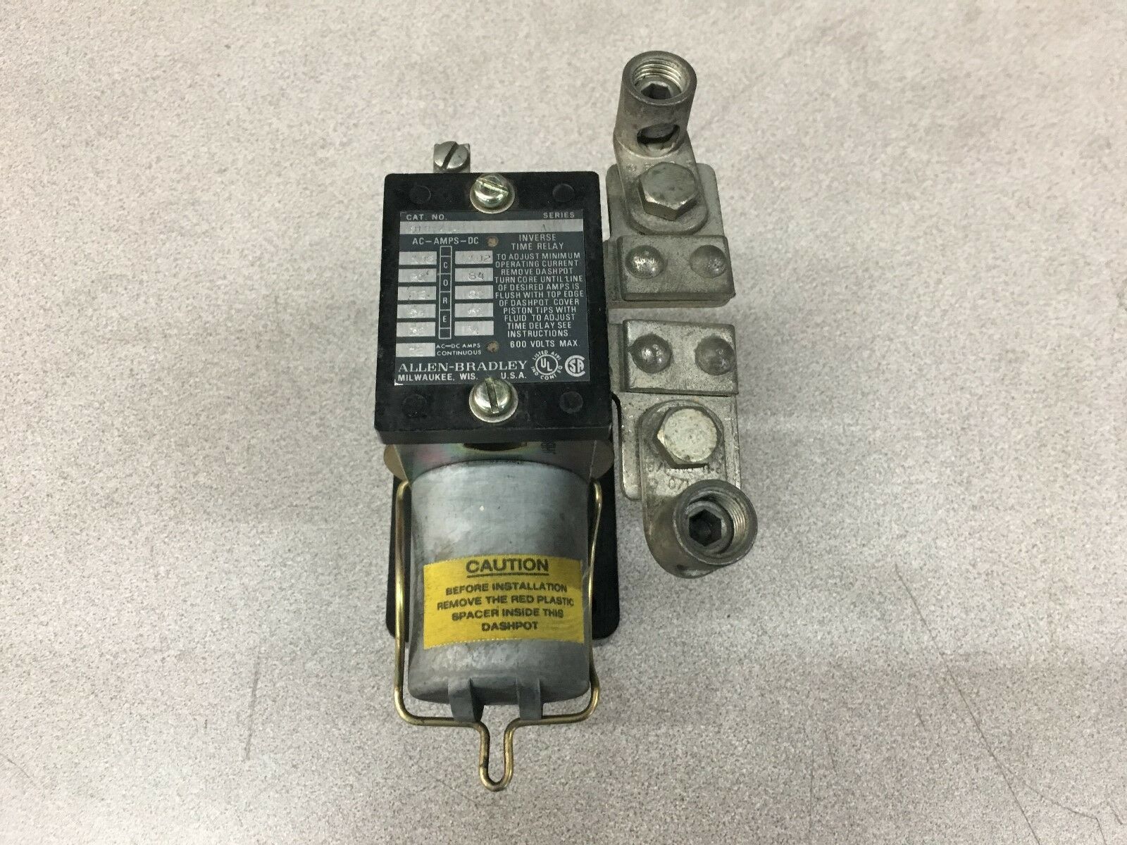 NEW NO BOX ALLEN-BRADLEY INVERSE TIME CURRENT RELAY 810-A14A SERIES A