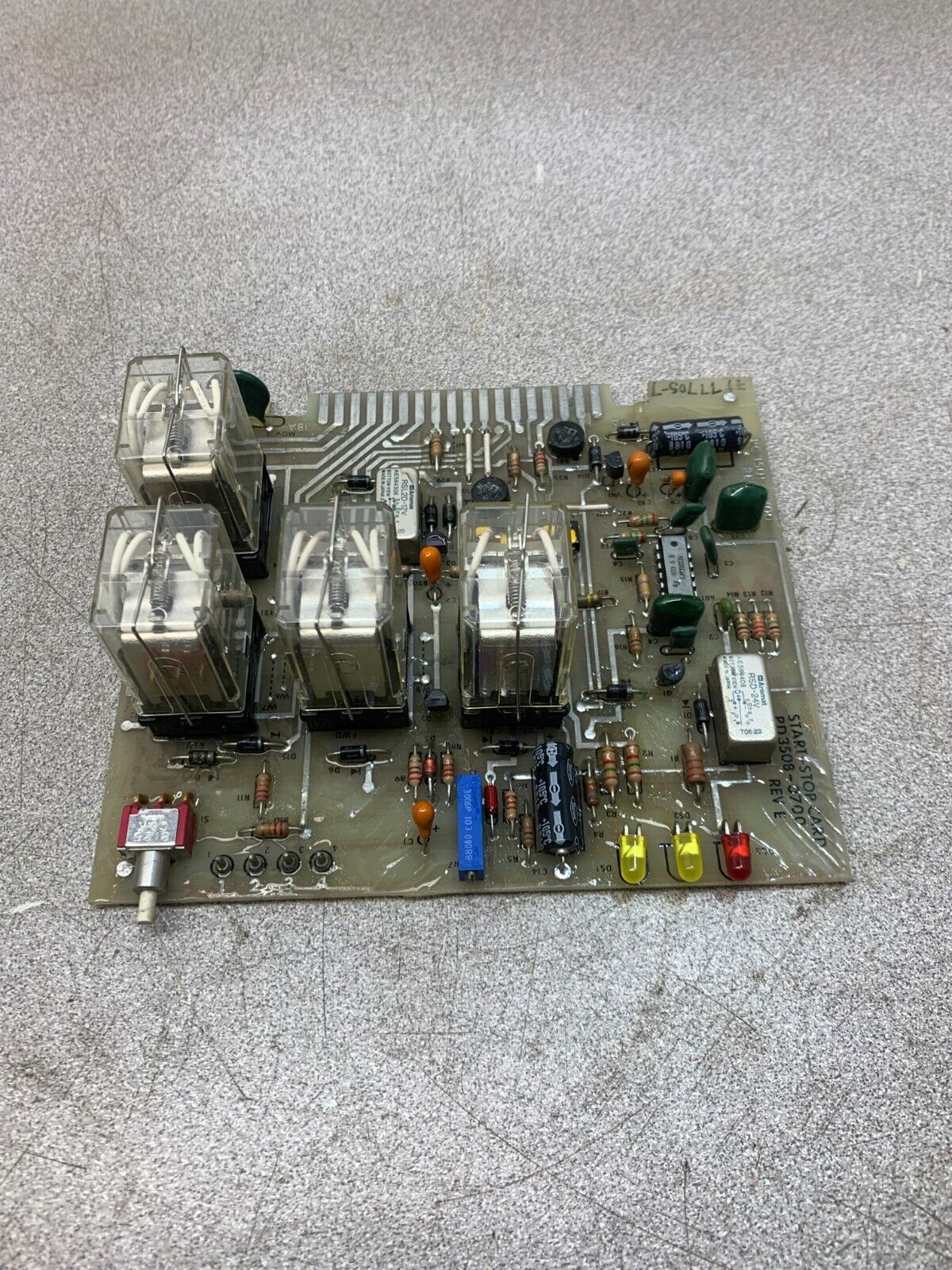 NEW NO BOX EXTRON START-STOP CARD PD3508-0700 REV. E