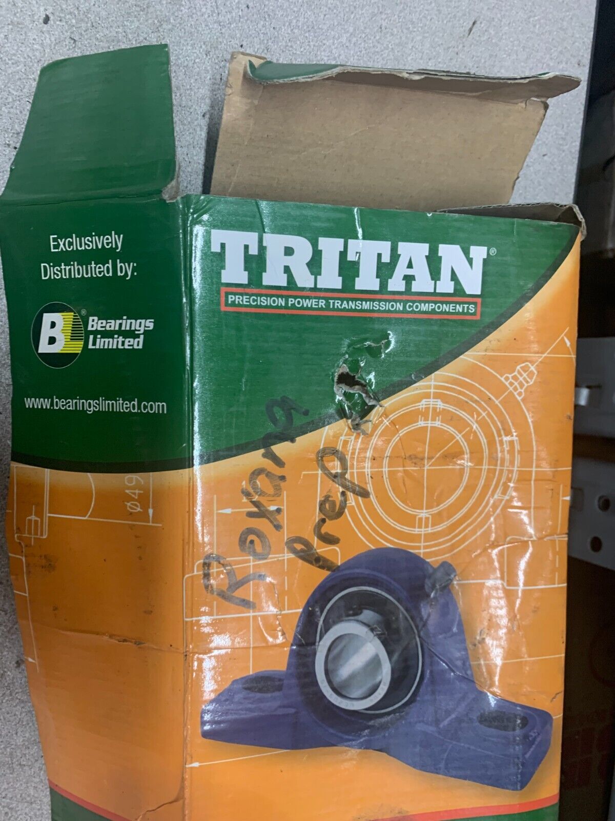 NEW TRITAN UCP212 60MM BORE BEARINGS LIMITED PILLOW BLOCK BEARING UCP212-60MM