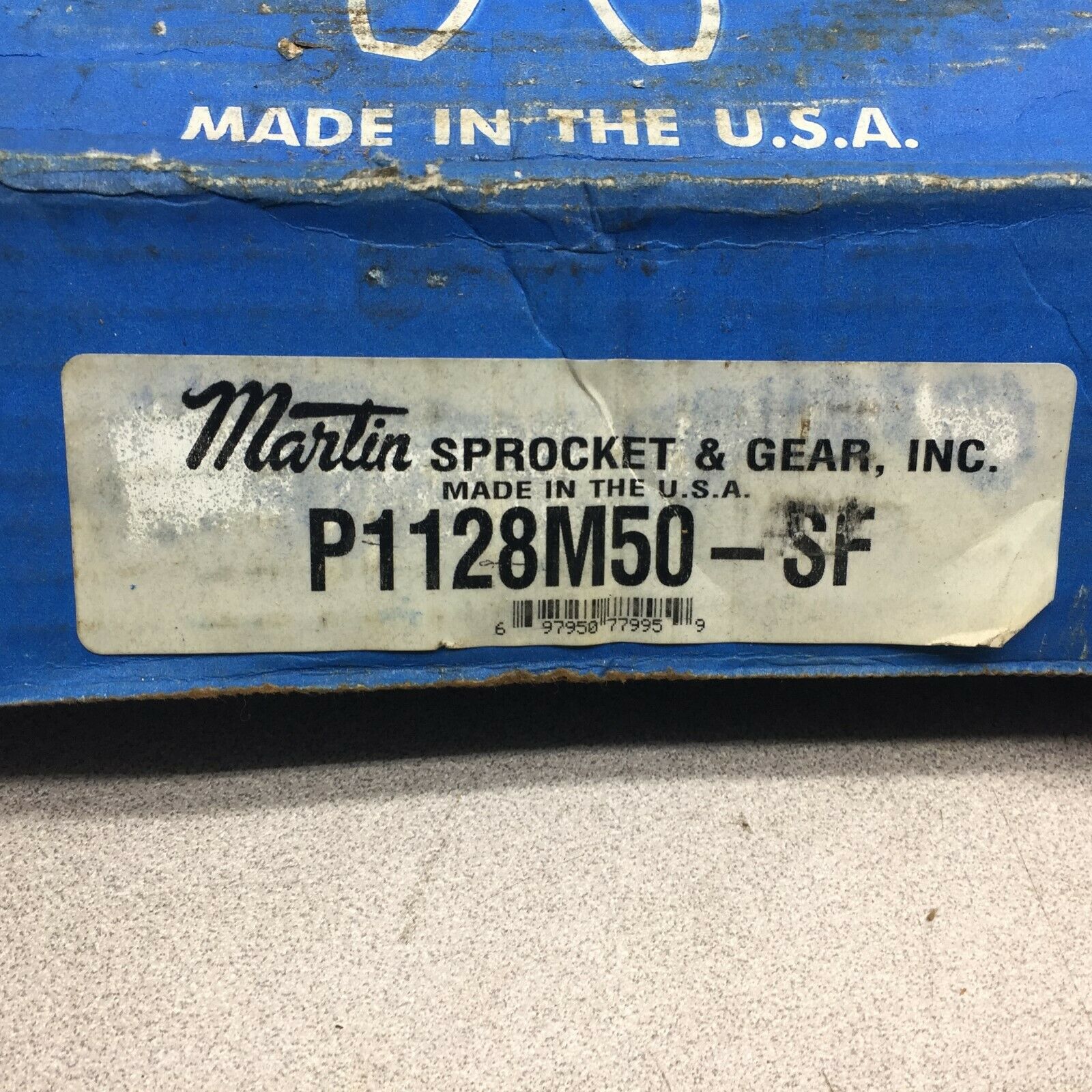NEW IN BOX MARTIN SPROCKET 77.25MM HUB 50MM BELT 8MMPITCH 2250RPM P1128M50-SF