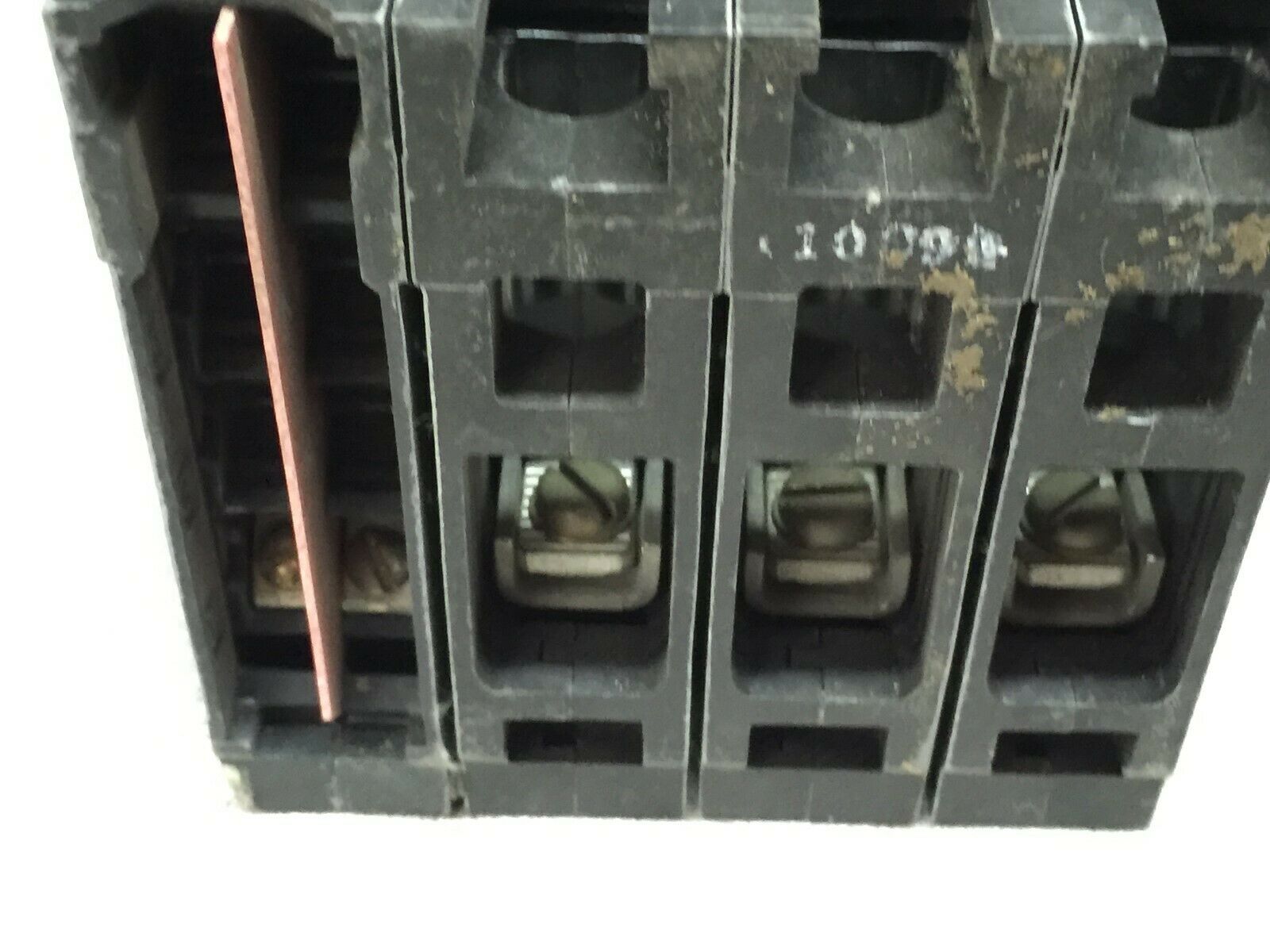 USED GE 25AMP 3POLE 600VAC 250VDC BREAKER WITH SHUNT TRIP ED63A025 / S01ED60