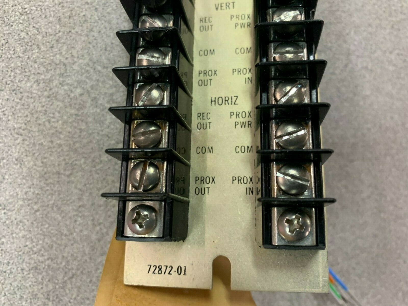 NEW NO BOX BENTLY NEVADA TERMINAL STRIP 72872-01