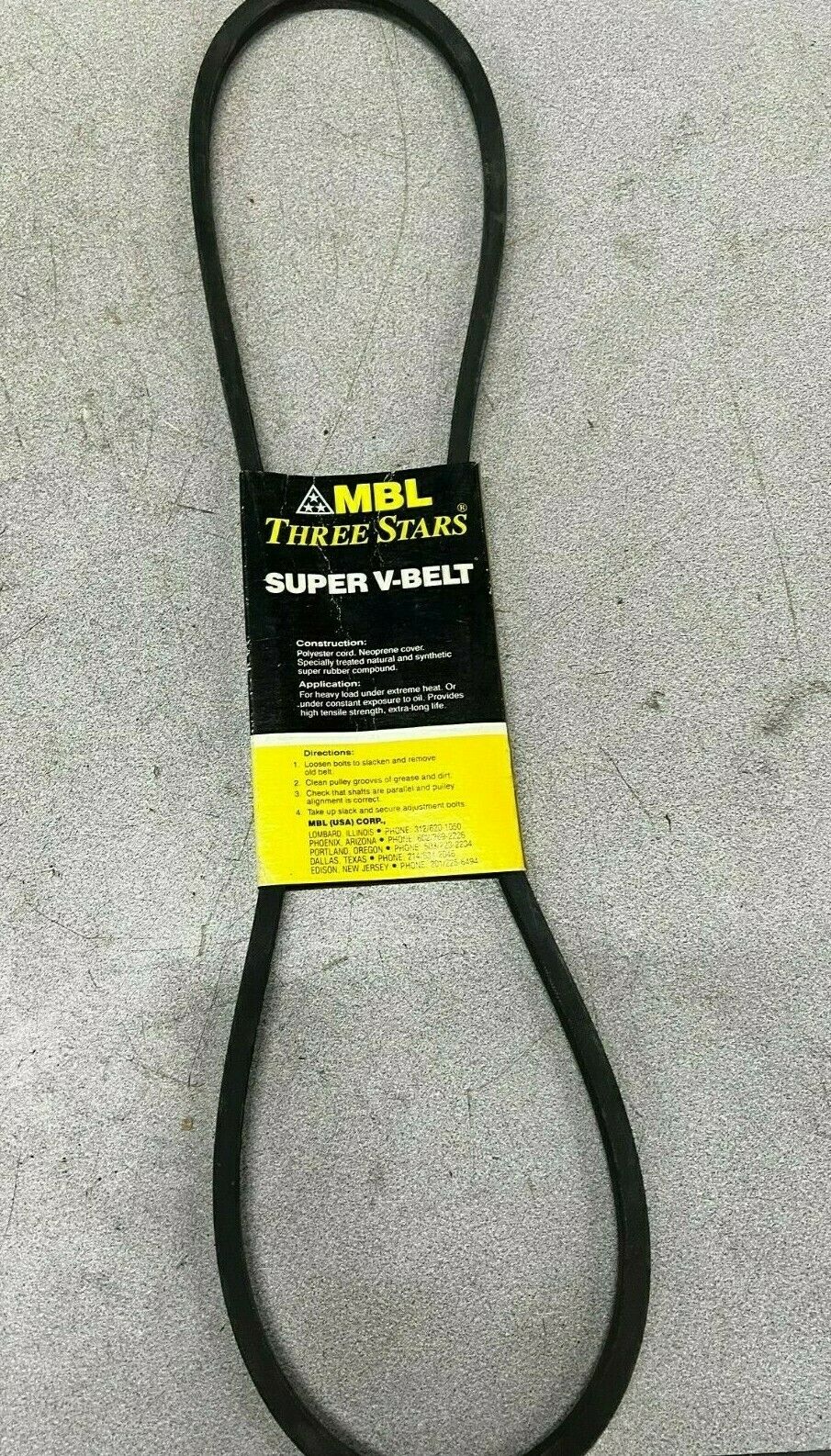NEW NO BOX MBL BELT 4L510