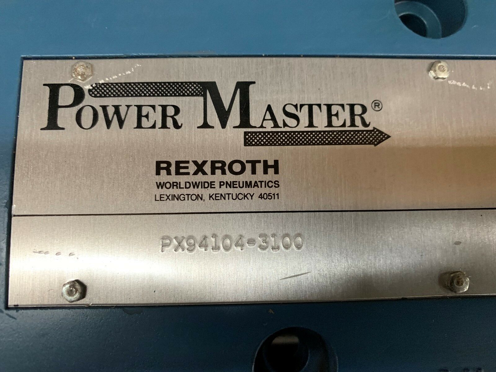 NEW IN BOX REXROTH POWER MASTER SPOOL VALVE PX94104-3100