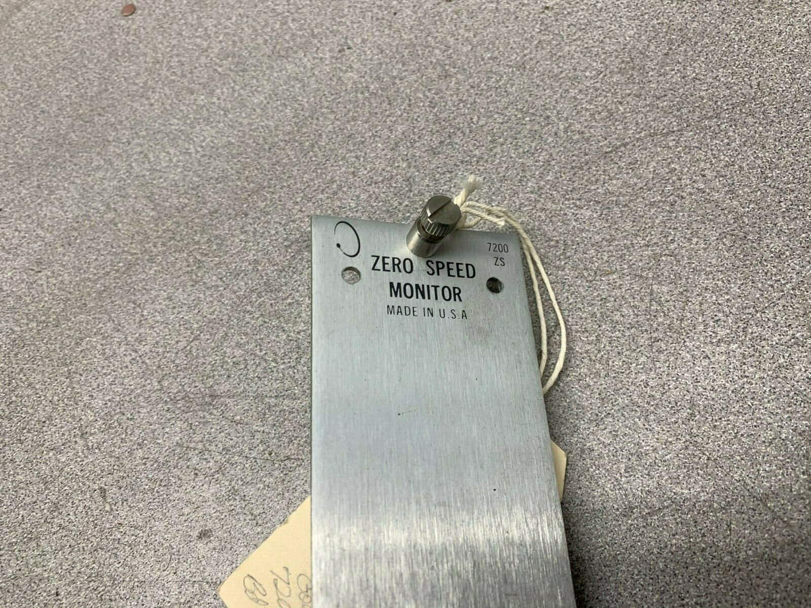 NEW NO BOX BENTLY NEVADA 72956-01C ZERO SPEED MONITOR FACEPLATE 72955-01