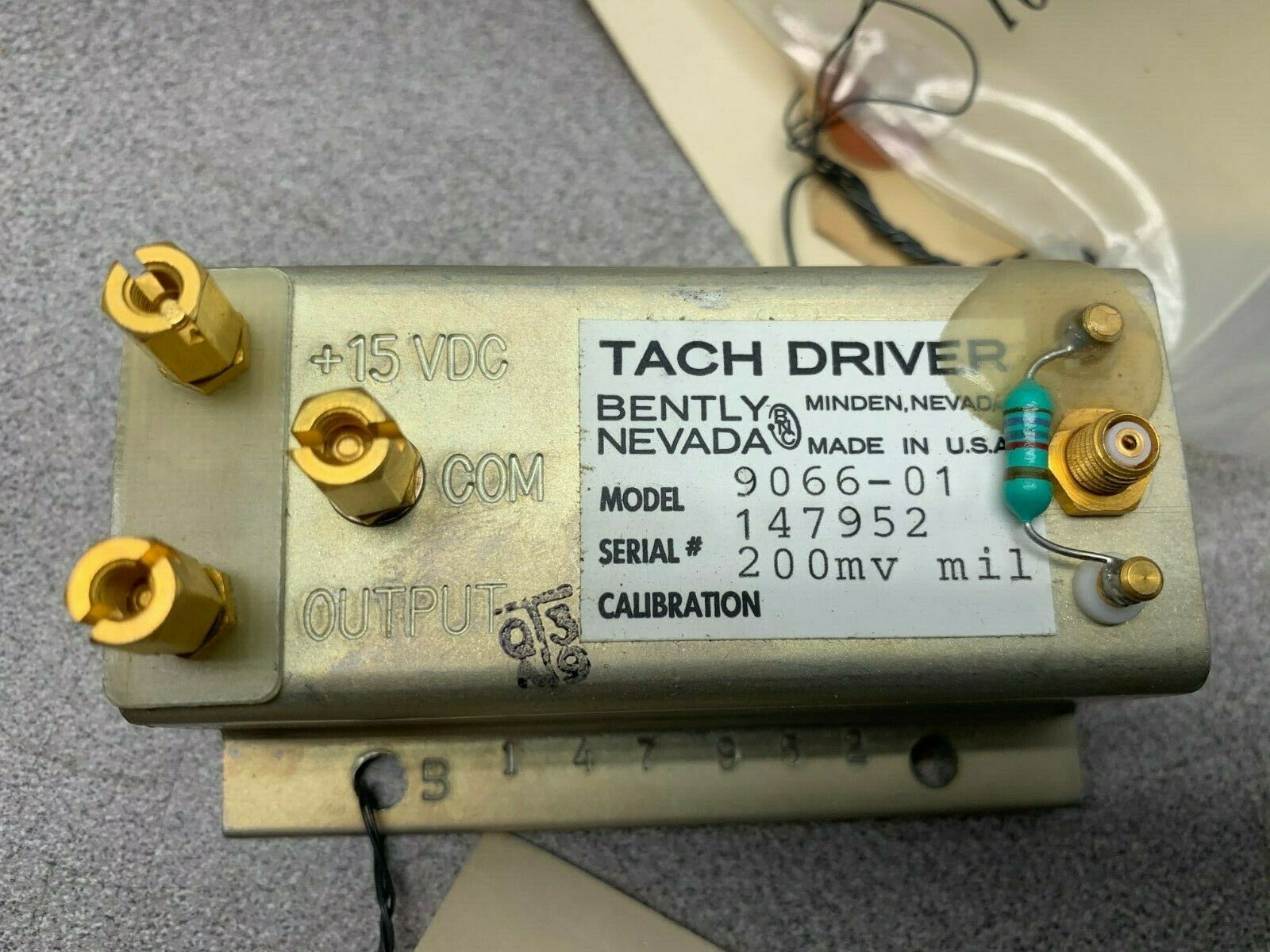 NEW NO BOX BENTLY NEVADA TACH DRIVER 9066-01