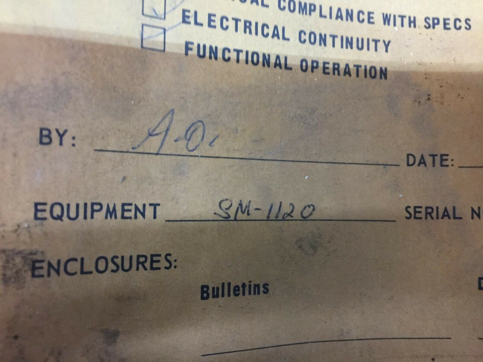 NEW NO BOX FOXBORO/JORDAN 120VAC 1PH SERVO MOTOR SM-1120