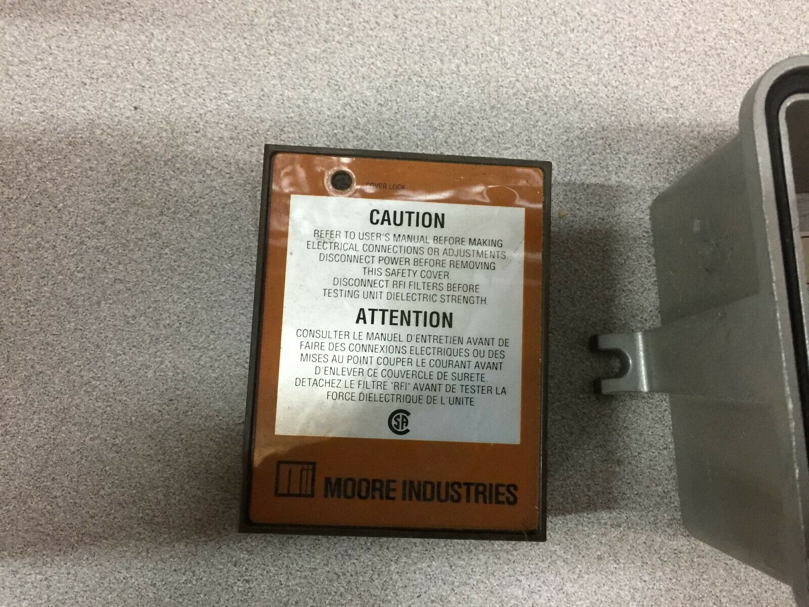 NEW NO BOX LOT OF 2 MOORE INDUSTRIES PANALARM AUDIBLE HORN/ALARM ENCLOSURE NT2/3