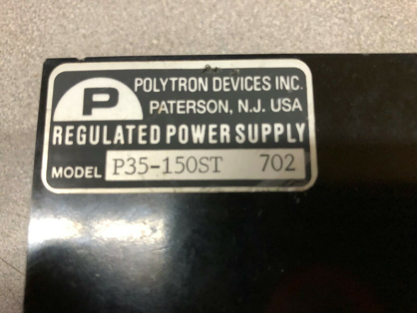 NEW NO BOX POLYTRON DEVICES REGULATED POWER SUPPLY P35-150ST