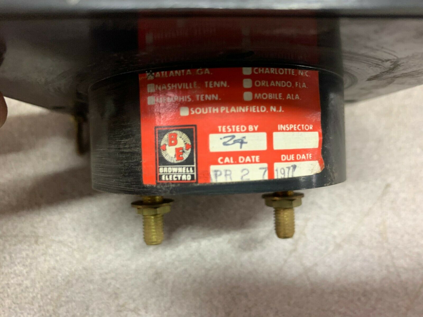 NEW NO BOX SIMPSON 0-2000 AMP METER 49