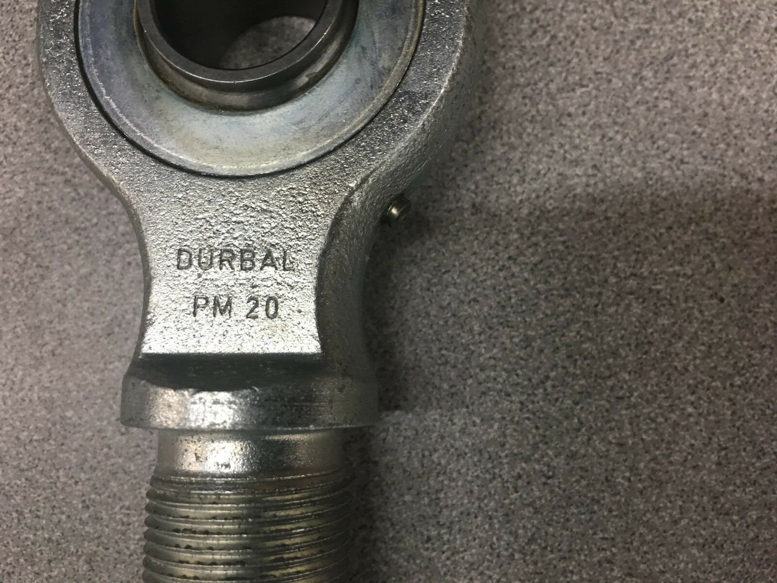 NEW NO BOX DURBAL PM-20 RH ROD END BEARING PM 20