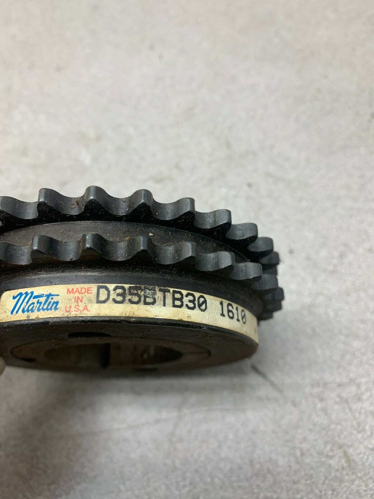 NEW MARTIN DOUBLE SPROCKET D35BTB30 1610 WITH BUSHING 1610 1-1/2 TAPER LOCK