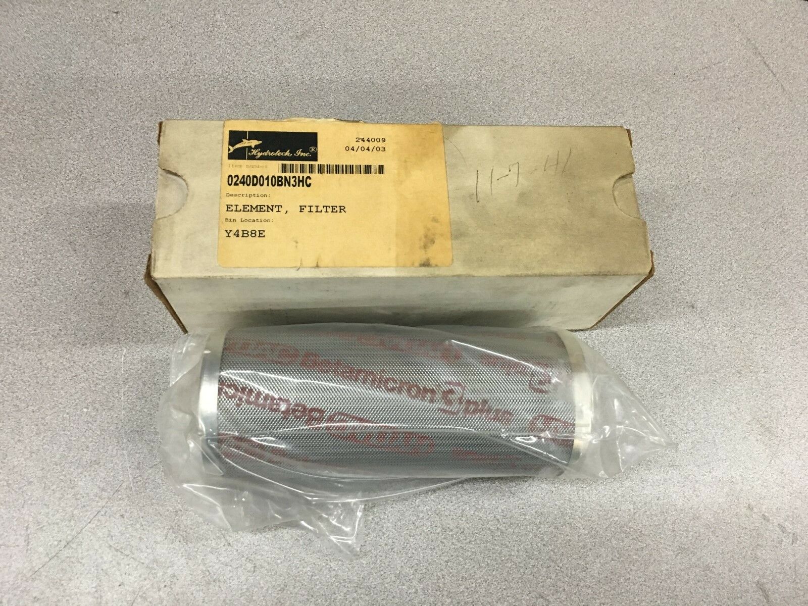 NEW IN BOX HYDROTECH FILTER ELEMENT 0240D010BN3HC