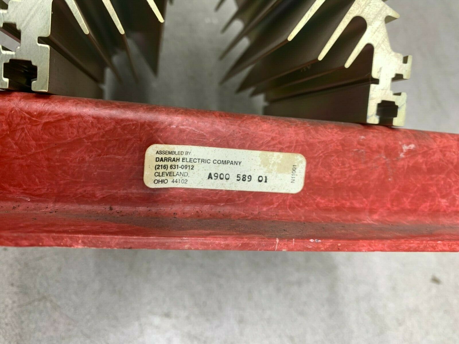 NEW NO BOX DARRAH ELECTRIC A900 589 01 WITH MDD 95-12 N1 B