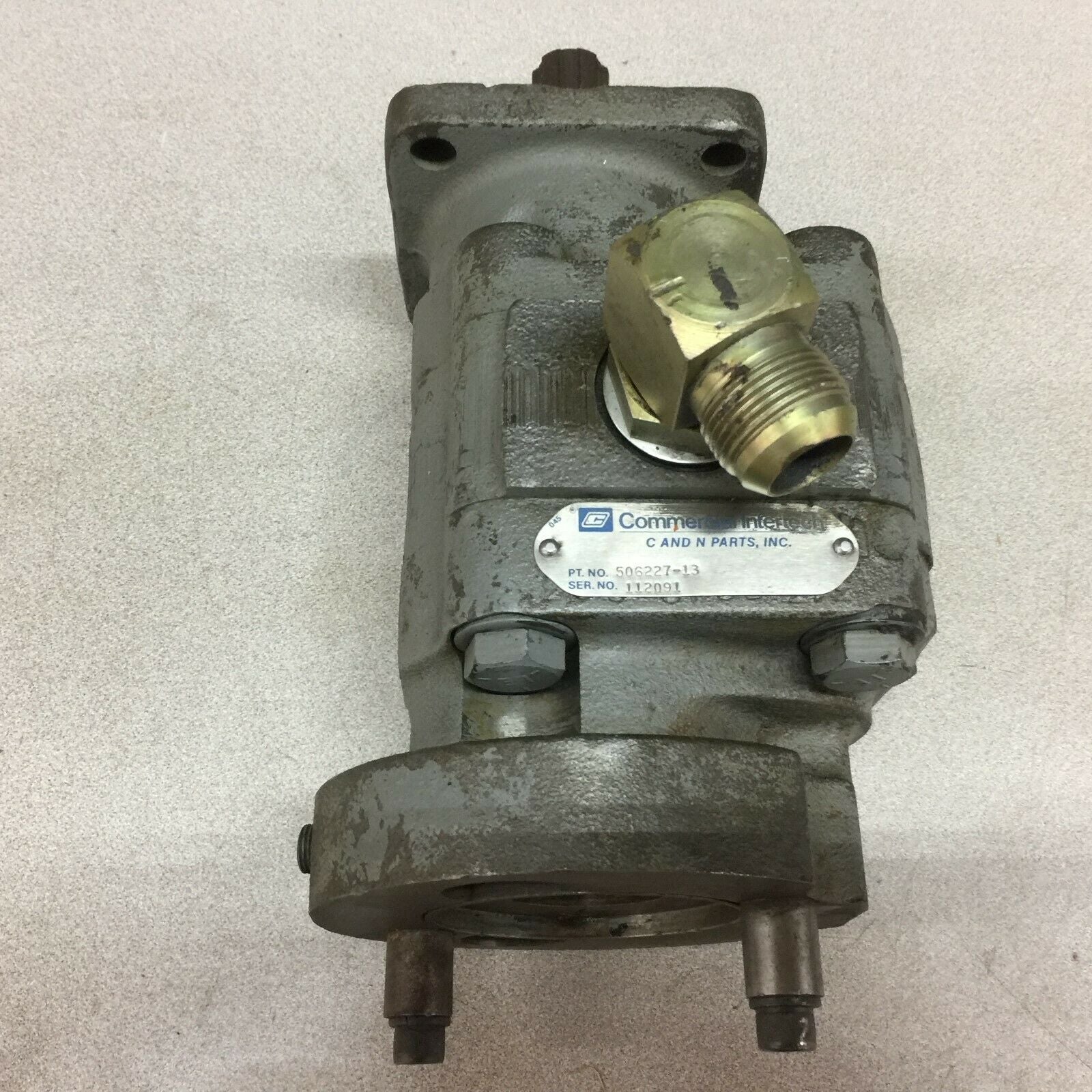 USED COMMERCIAL INTERTECH HYDRAULIC PUMP 506227-13