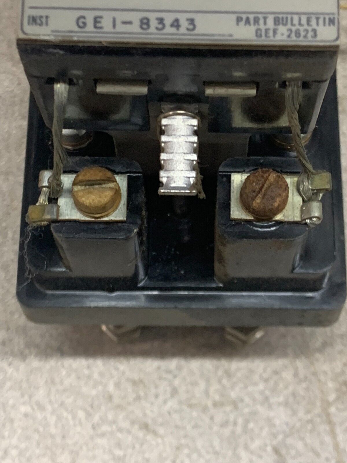 NEW NO BOX GENERAL ELECTRIC RELAY 12HGA11B2 *MISSING CASE*