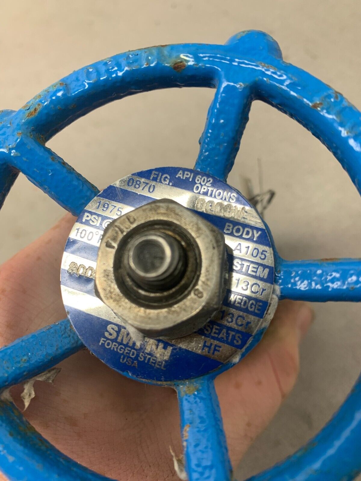 NEW SMITH 1/2" GATE VALVE BODY A105 STEM 13CR FIG. 0870 0000W