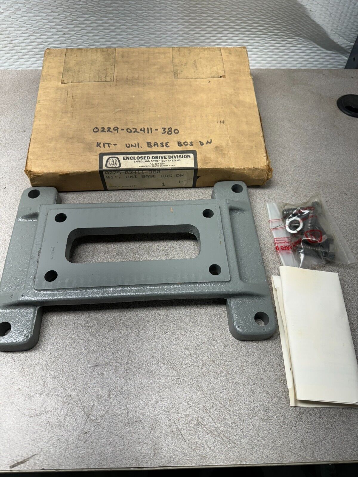 NEW IN BOX SAFEGUARD POWERTECH KIT 0229-02411-380