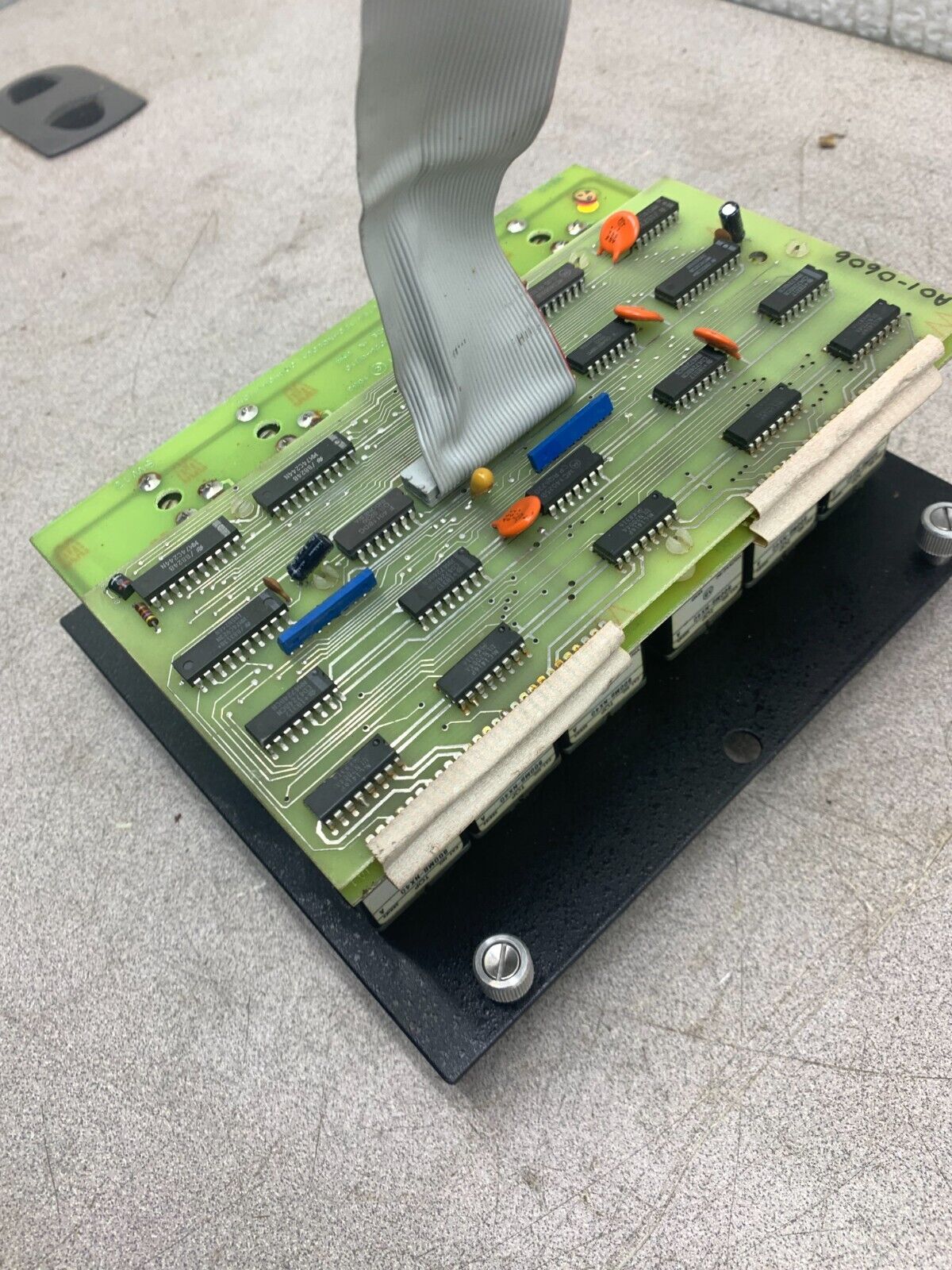 USED ALLEN-BRADLEY BACKLIT PUSHBUTTON MODULE PANEL 2700M-P2J1 SERIES A