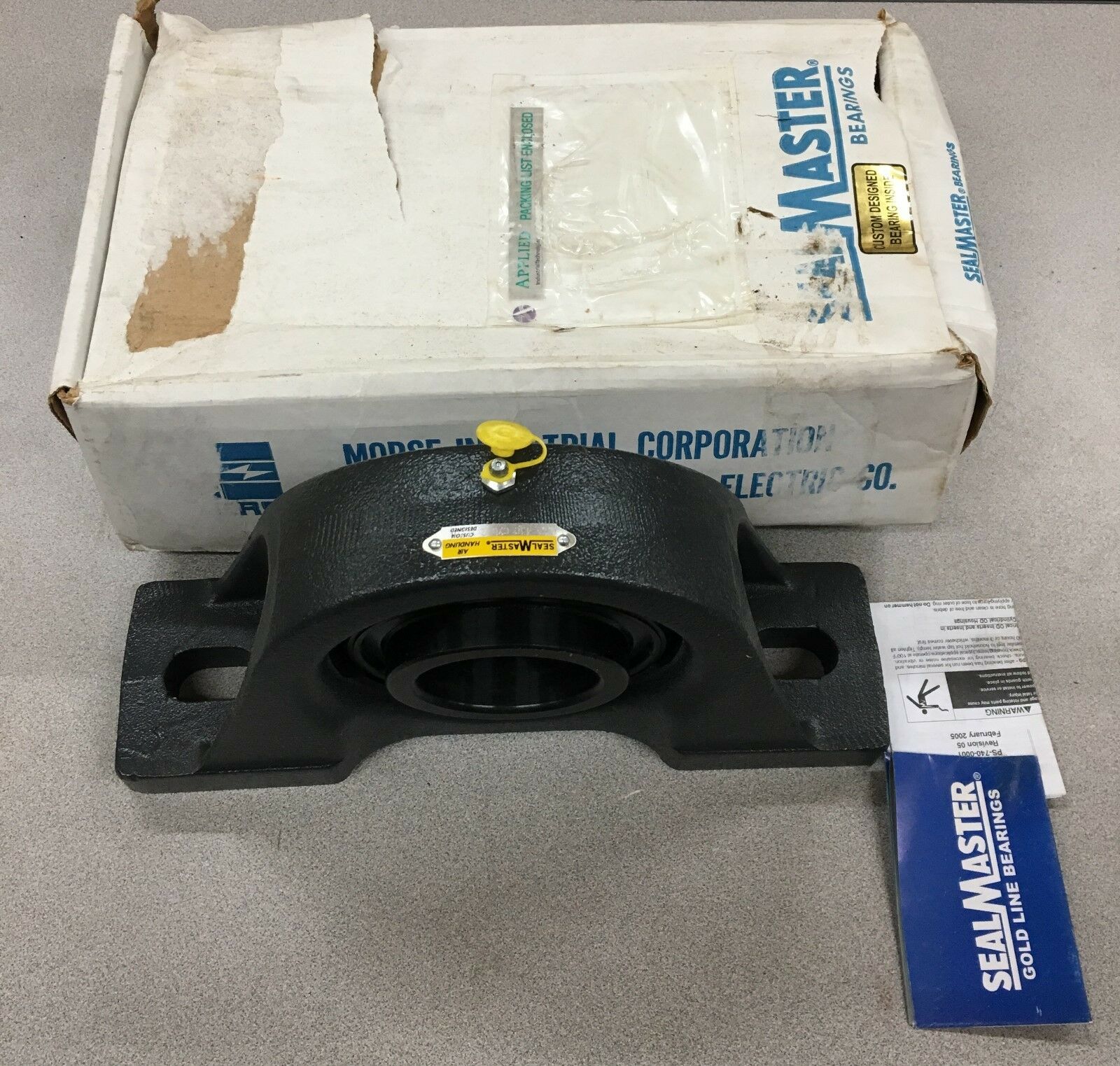 NEW IN BOX SEALMASTER PILLOW BLOCK BEARING 2-11/16" BORE MHP-43C CXU