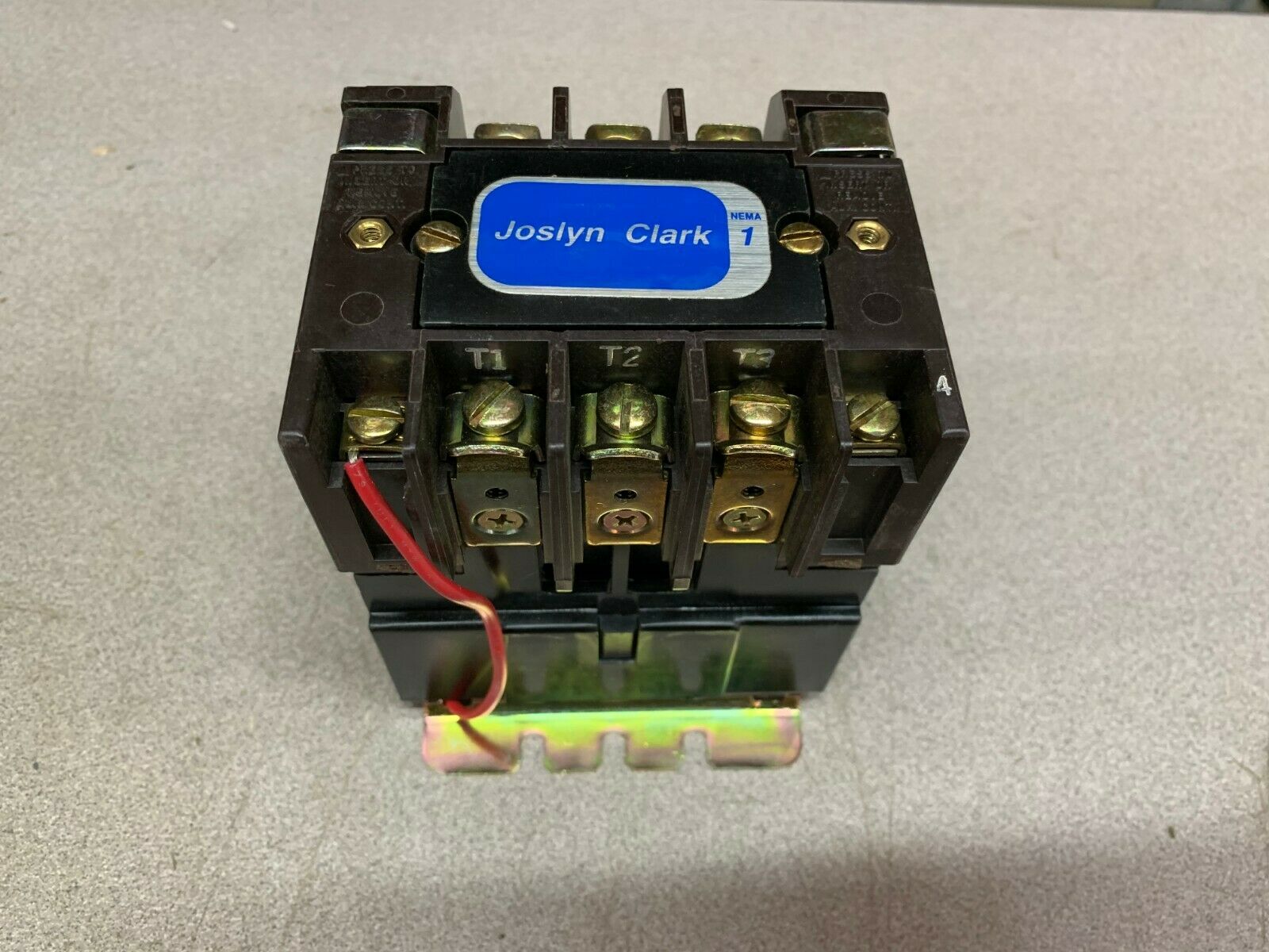 NEW NO BOX JOSLYN CLARK SIZE 1 CONTACTOR 110/120V. TB159-1 COIL T77U031