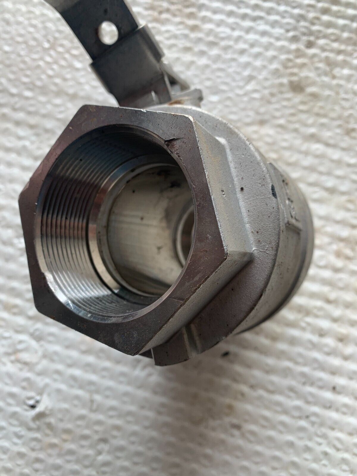 NEW Inline 2" 1000WOG CF8M stainless full port Ball Valve with threaded ends