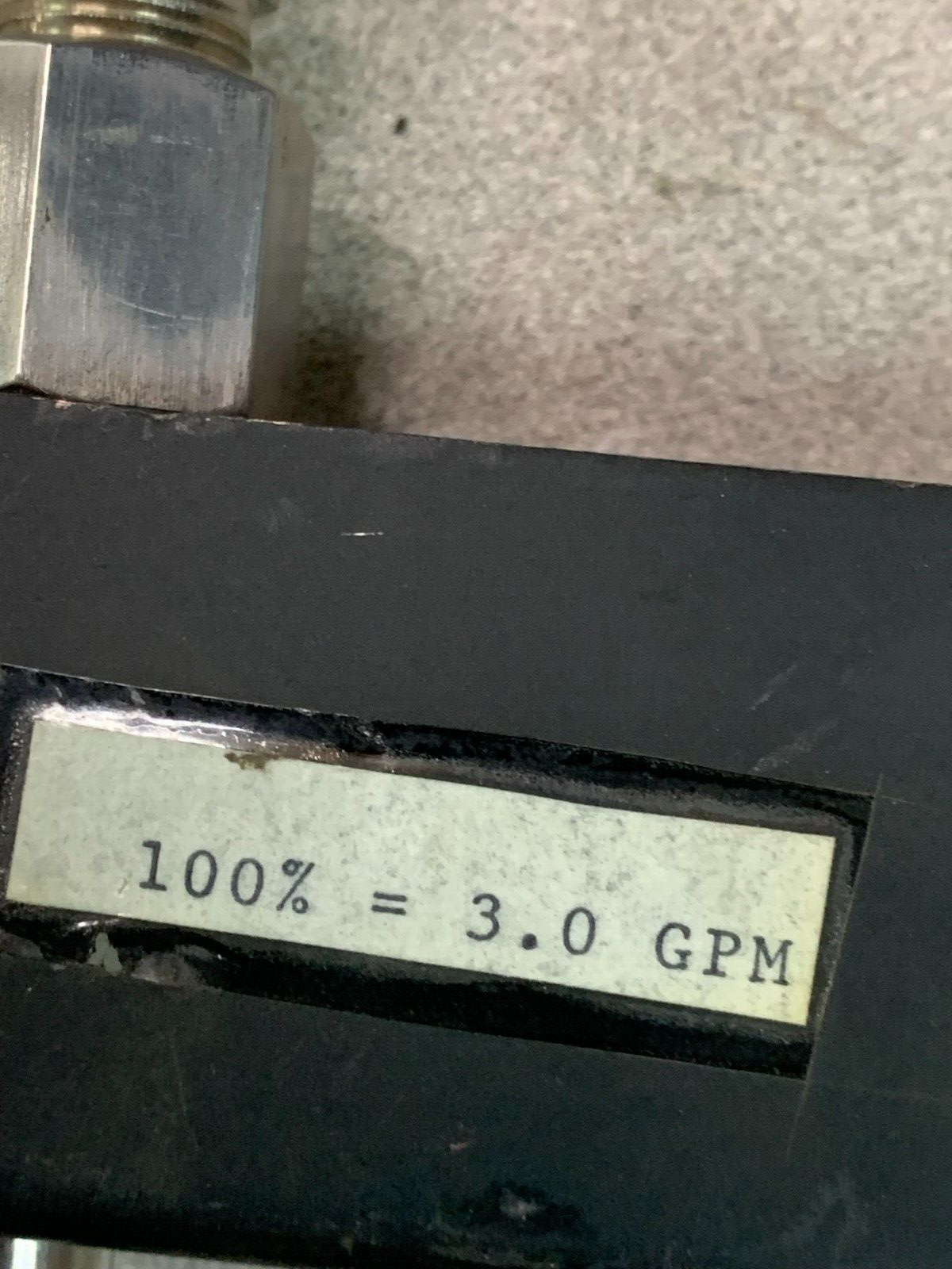 NEW FISCHER & PORTER 4.2 SCFM 3.0GPM FLOW METER 10A1252N