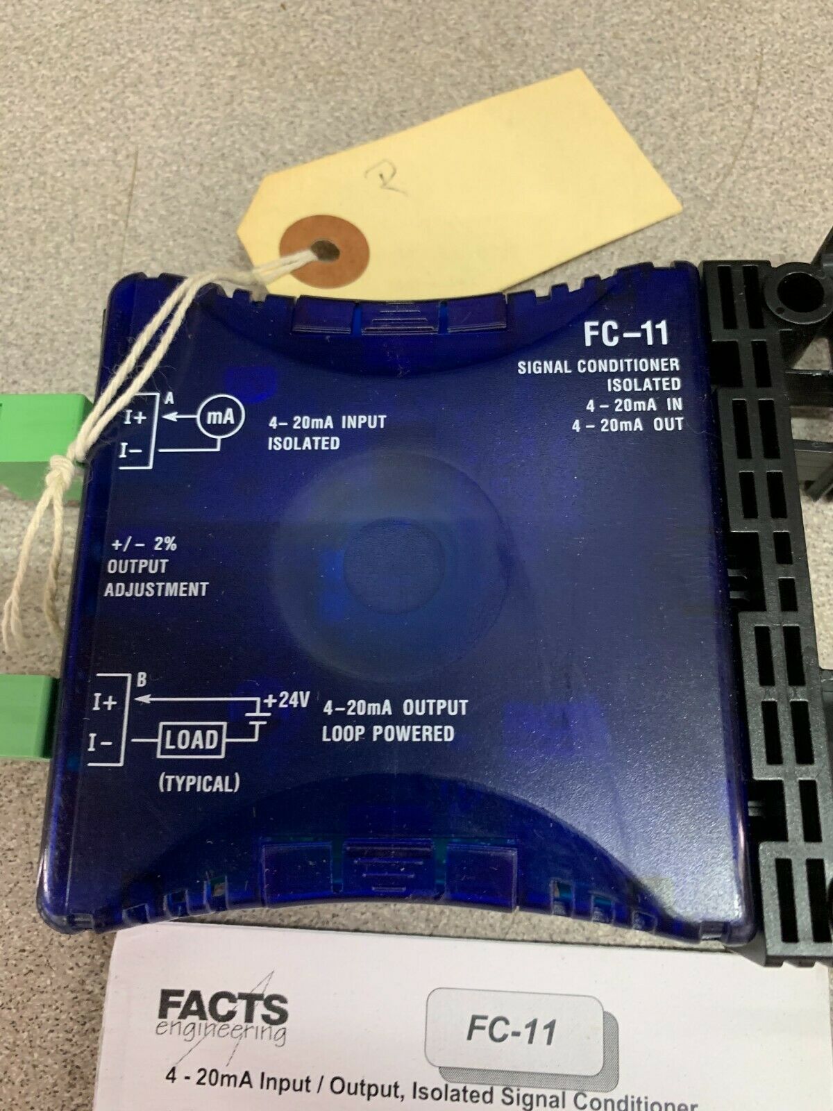 NEW NO BOX FACTS ENGINEERING SIGNAL CONDITIONER ISOLATED FC-11