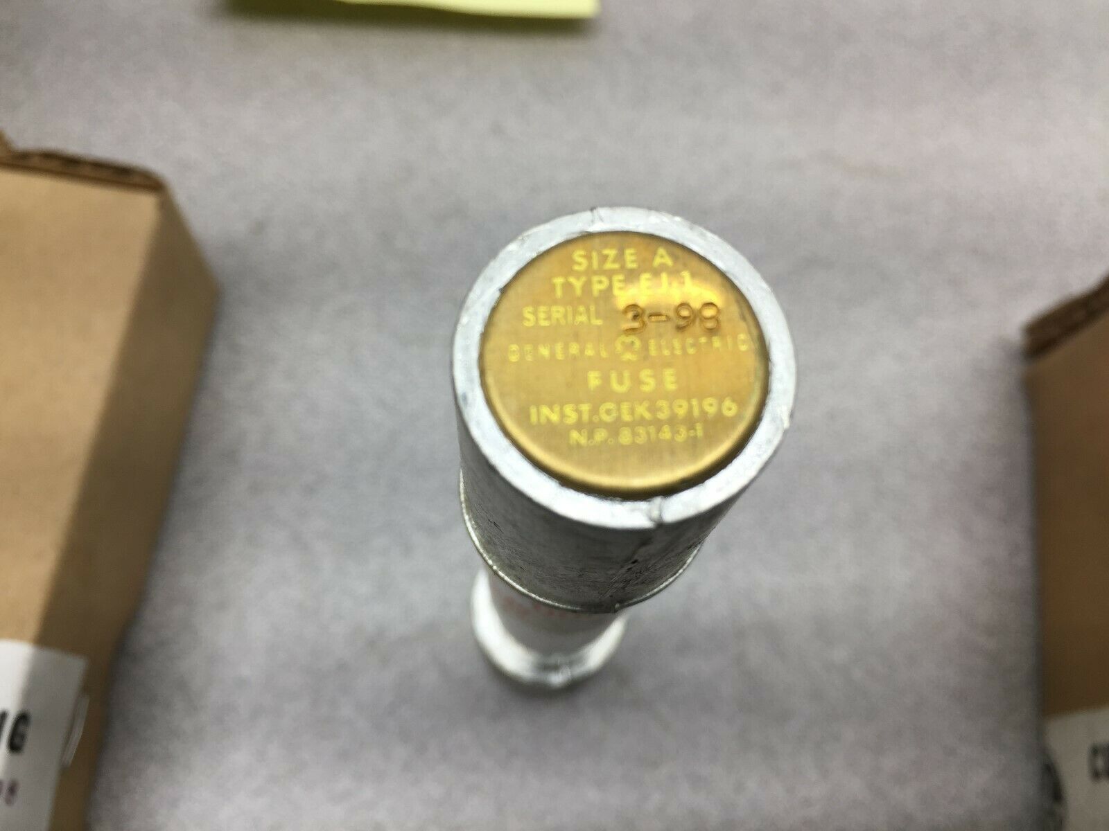 NEW IN BOX LOT OF 2 GE TYPE EJ-1 CURRENT LIMITING FUSE 9F60-AAA-005