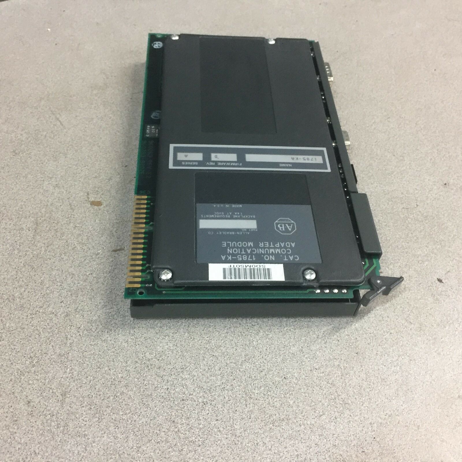 USED ALLEN BRADLEY COMMUNICATION ADAPTER 1785-KA