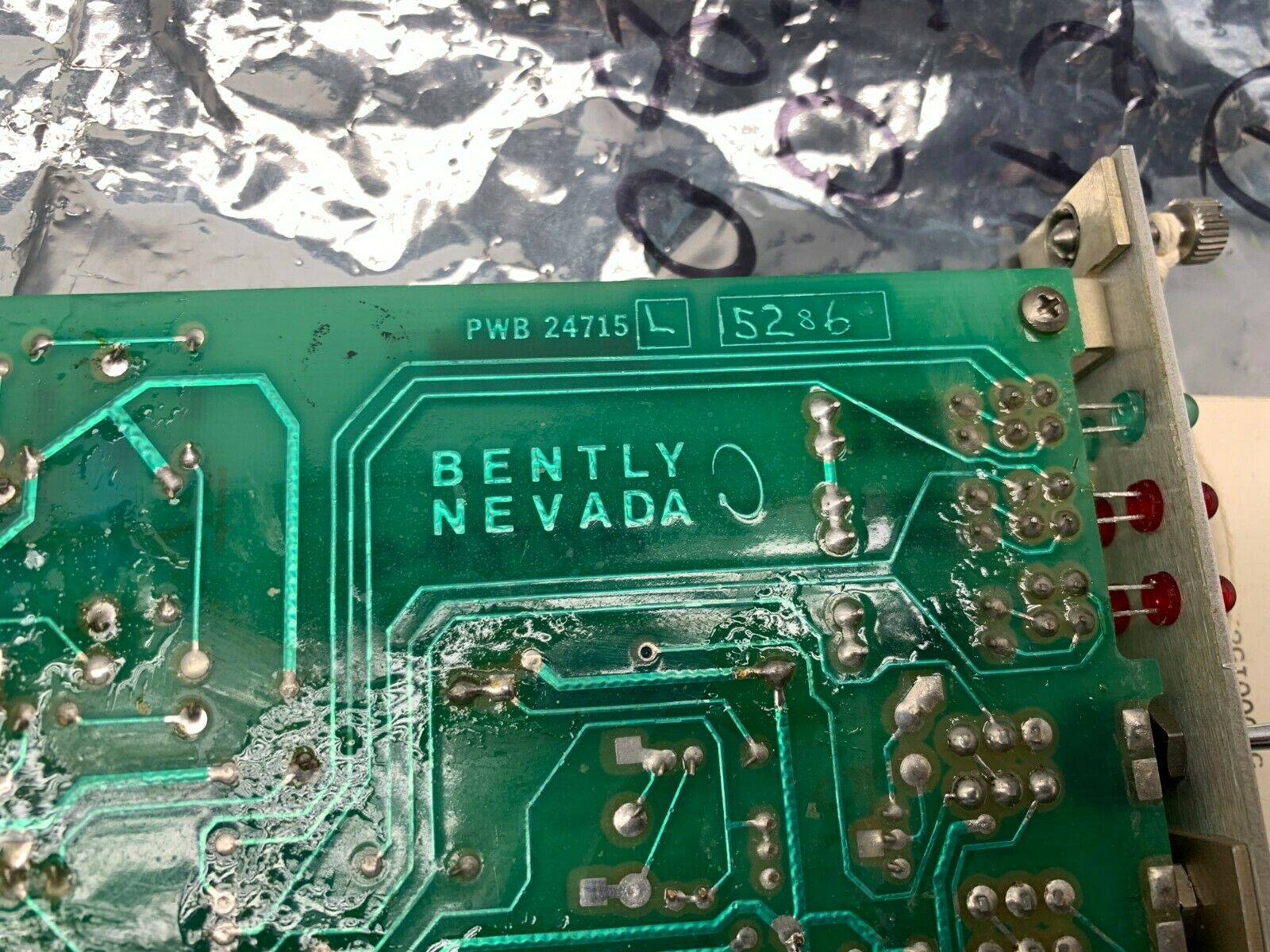 NEW NO BOX BENTLY NEVADA DUAL VIBRATION MONITOR PWA 24713-01Z