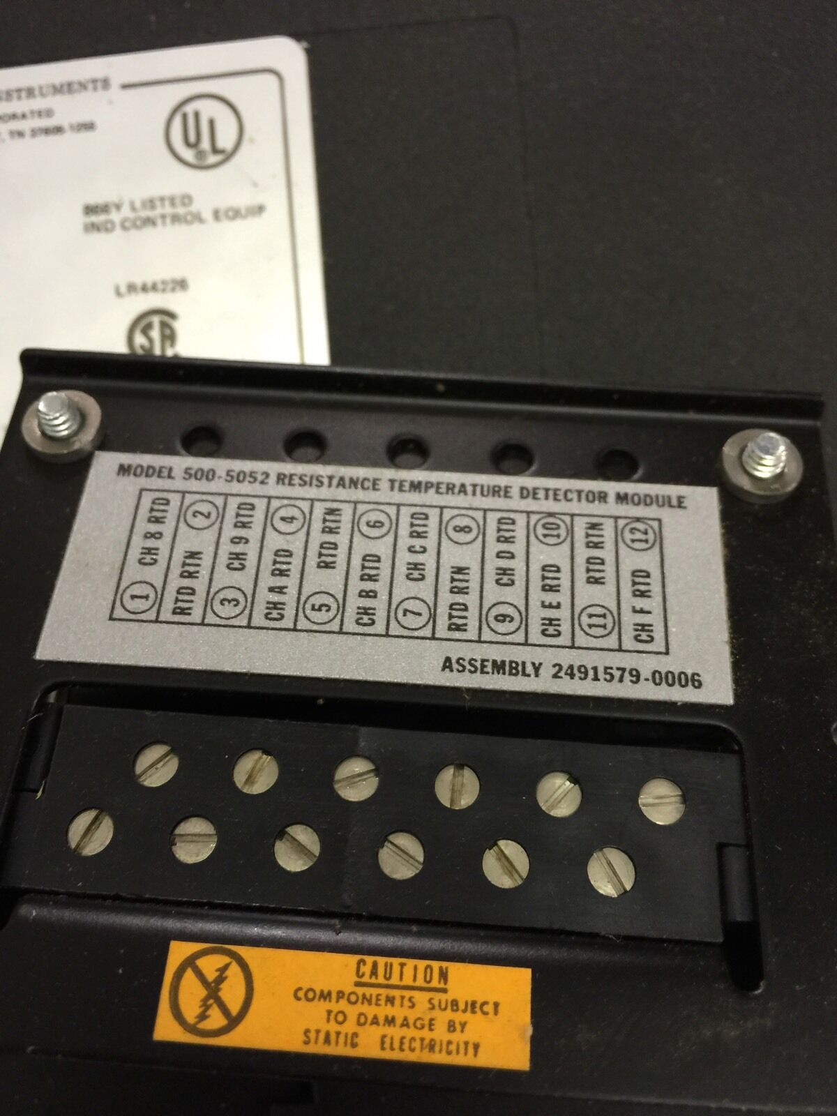 NEW IN BOX SIEMENS TEXAS INSTRUMENTS RESISTANCE TEMPERATURE DETECTOR 500-5052