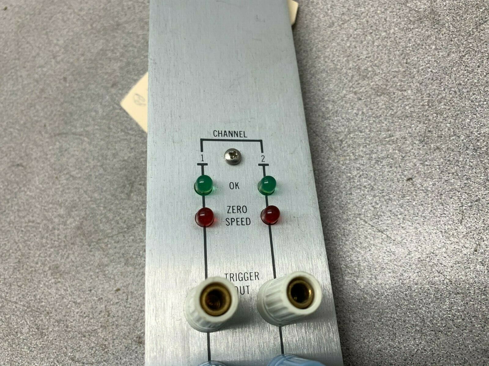 NEW NO BOX BENTLY NEVADA 72956-01C ZERO SPEED MONITOR FACEPLATE 72955-01