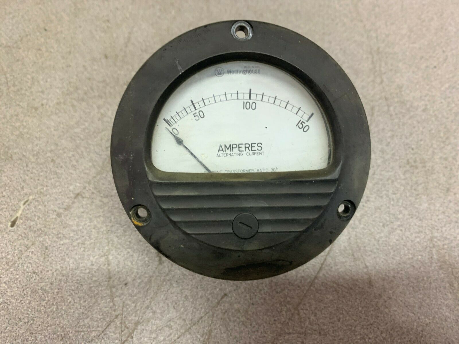 NEW NO BOX WESTINGHOUSE 0-150 ACA METER 291B281A16N