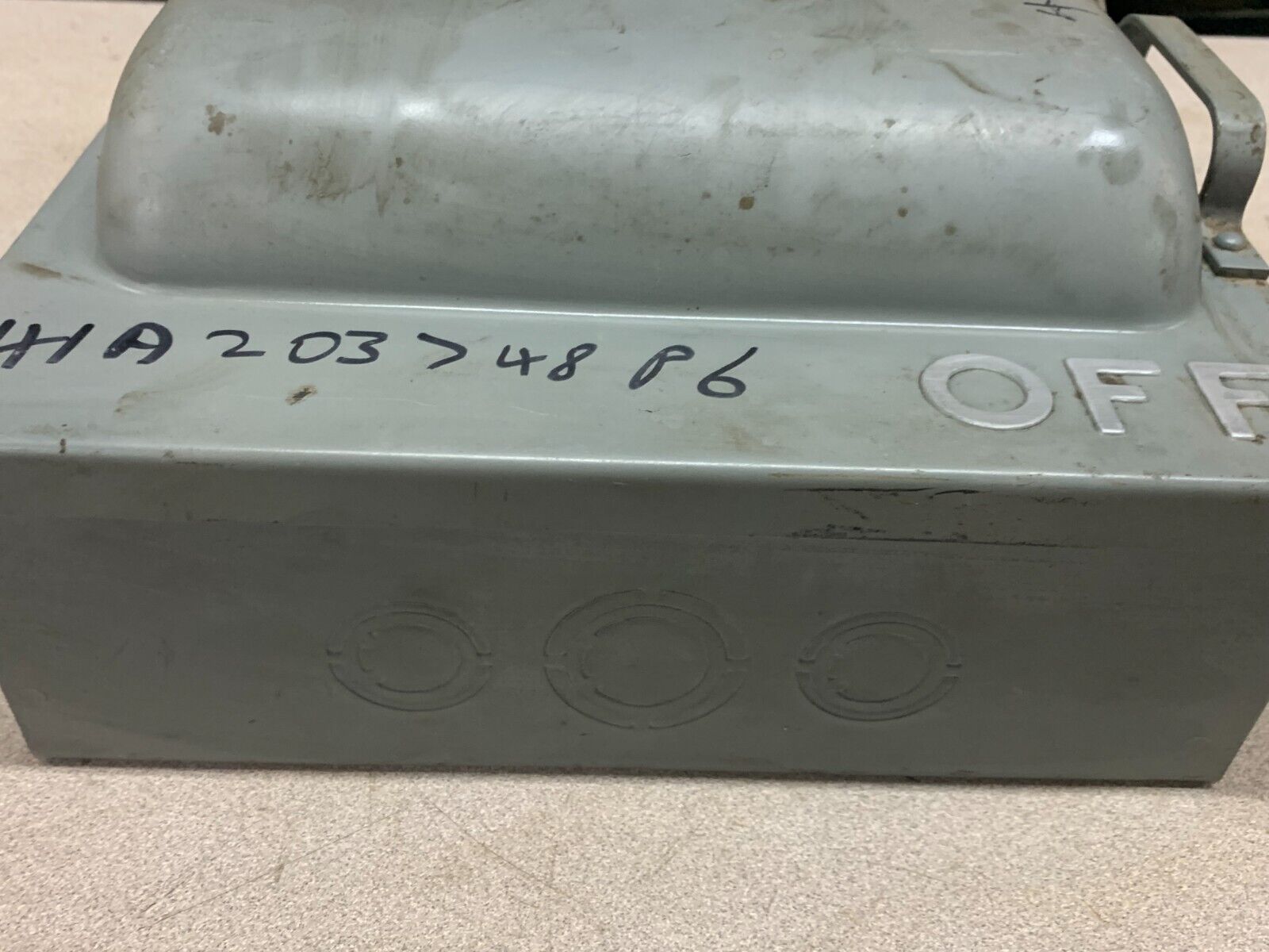 NEW NO BOX GENERAL ELECTRIC 2 POLE 60AMP 600V. DISCONNECT SWITCH TC36262