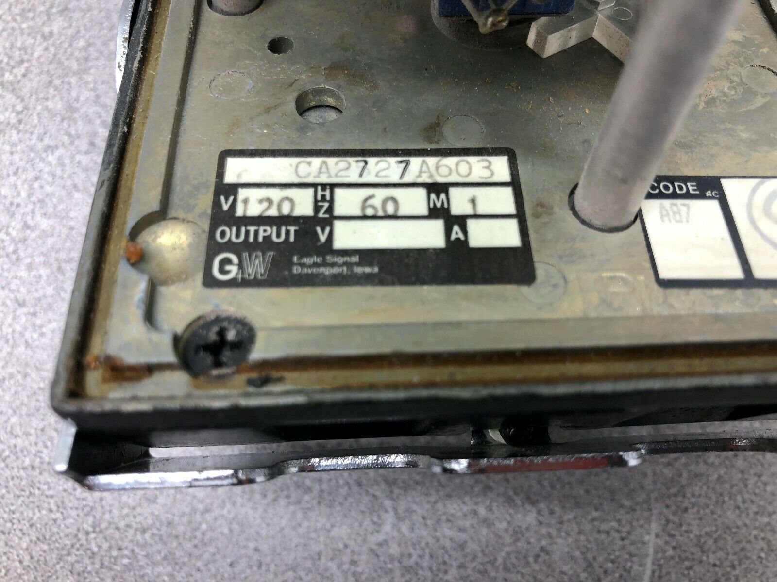 NEW NO BOX EAGLE SIGNAL TIMER CA2727A603