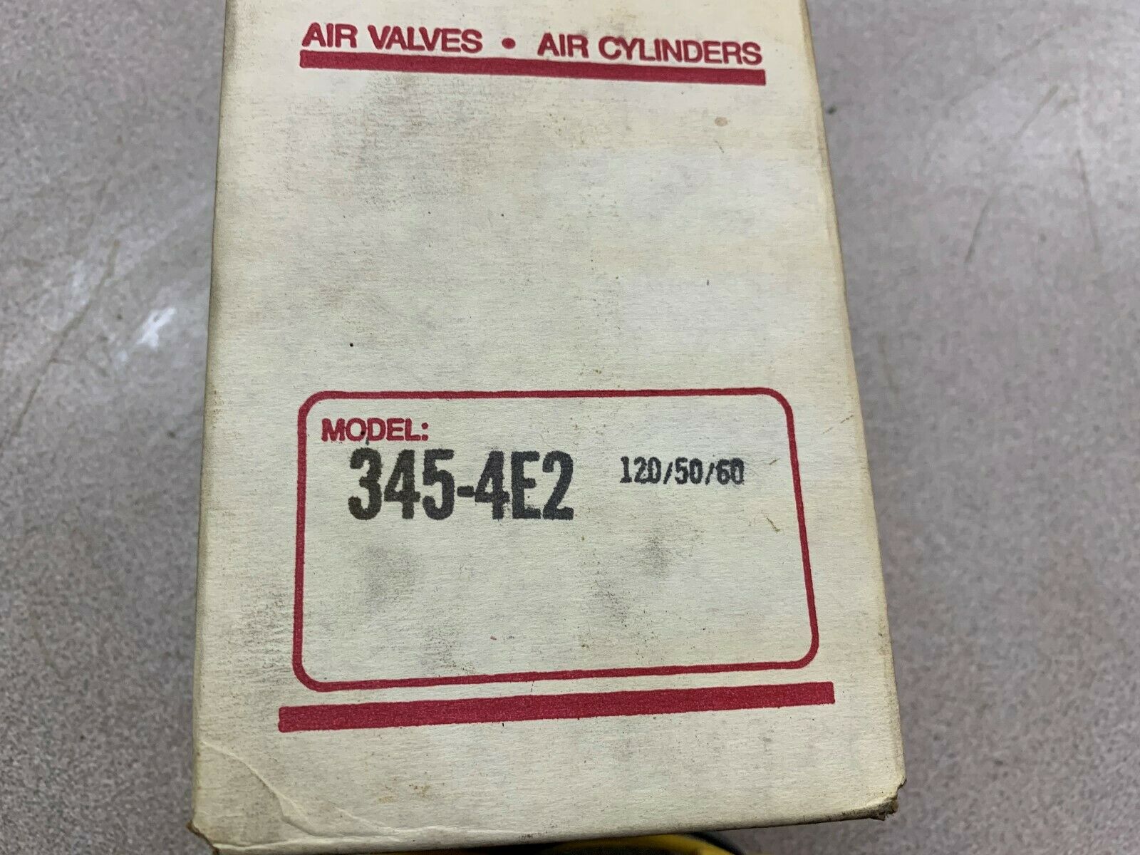 NEW IN BOX HUMPHREY PNEUMATIC SOLENOID VALVE 345-4E2