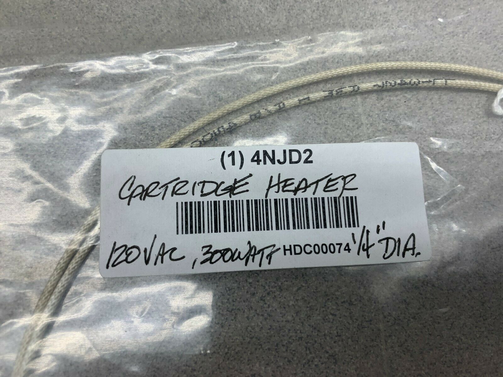 NEW NO BOX TEMPCO HEATER HDC00074