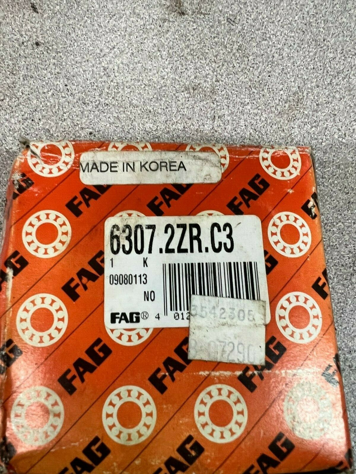 LOT OF 4 NEW IN BOX FAG BALL BEARING 6307.2ZR.C3