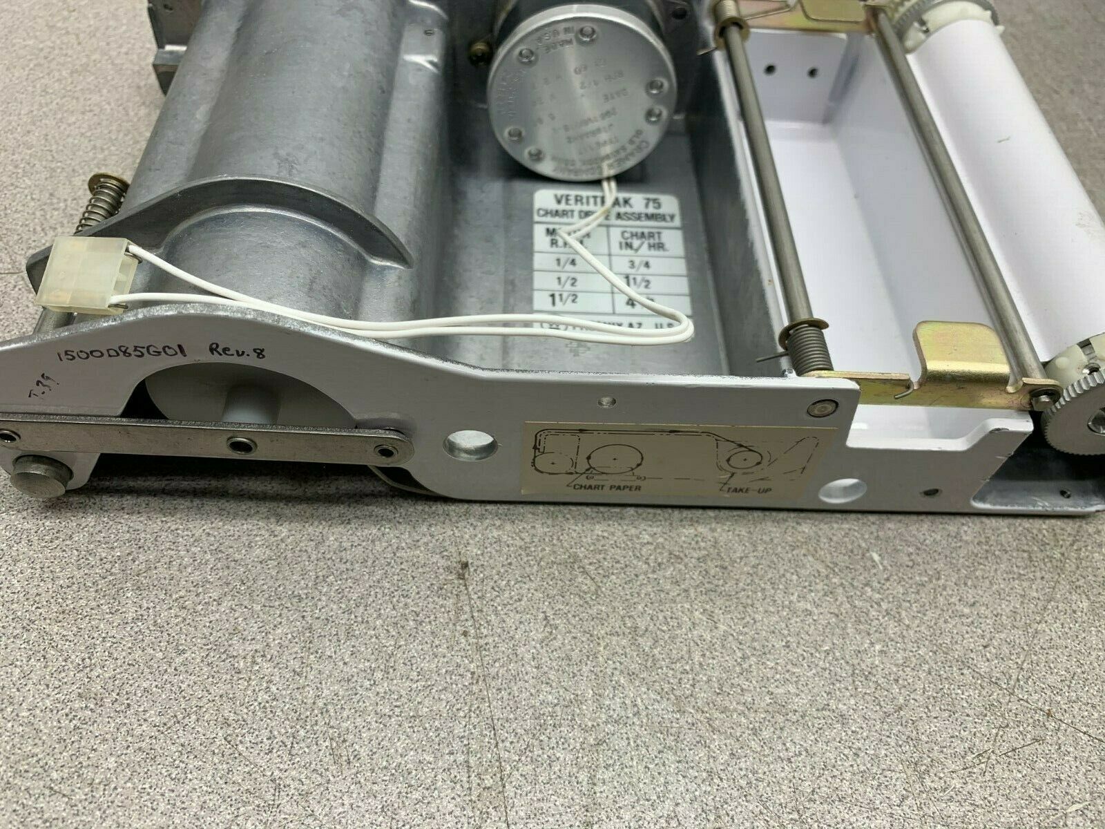 USED EMERSON CHART DRIVE ASSEMBLY 1500D85G01