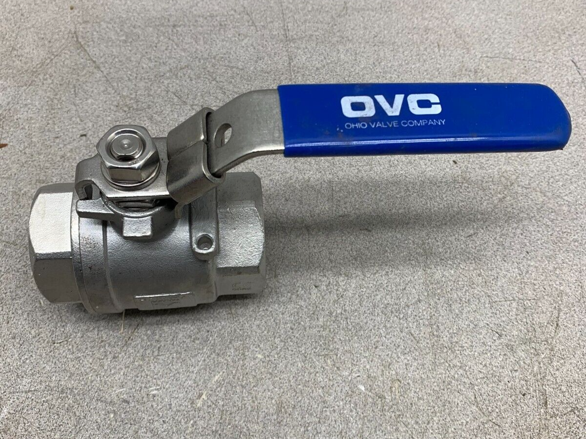 NEW OVC 1-1/4" CF8M STAINLESS 1000WOG FULL PORT BALL VALVE 1000 WOG