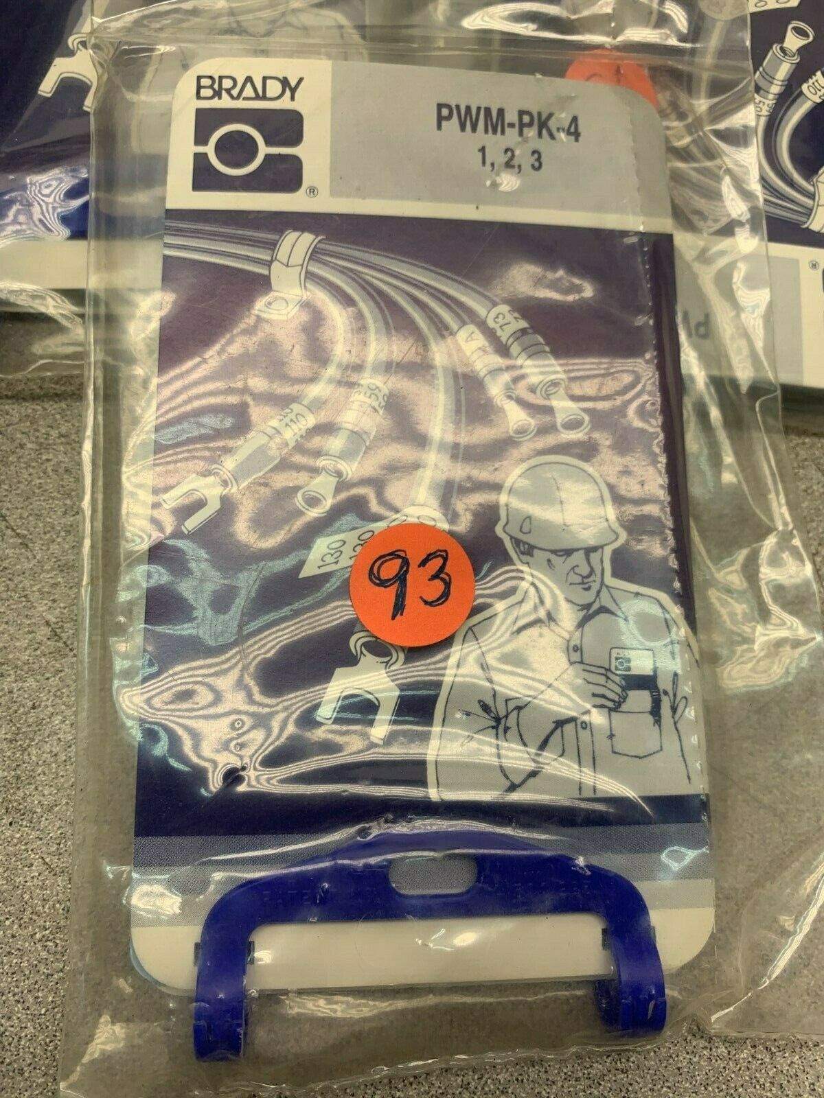 LOT OF 5 NEW IN PACKAGE BRADY WIRE MARKERS PWM-PK-4