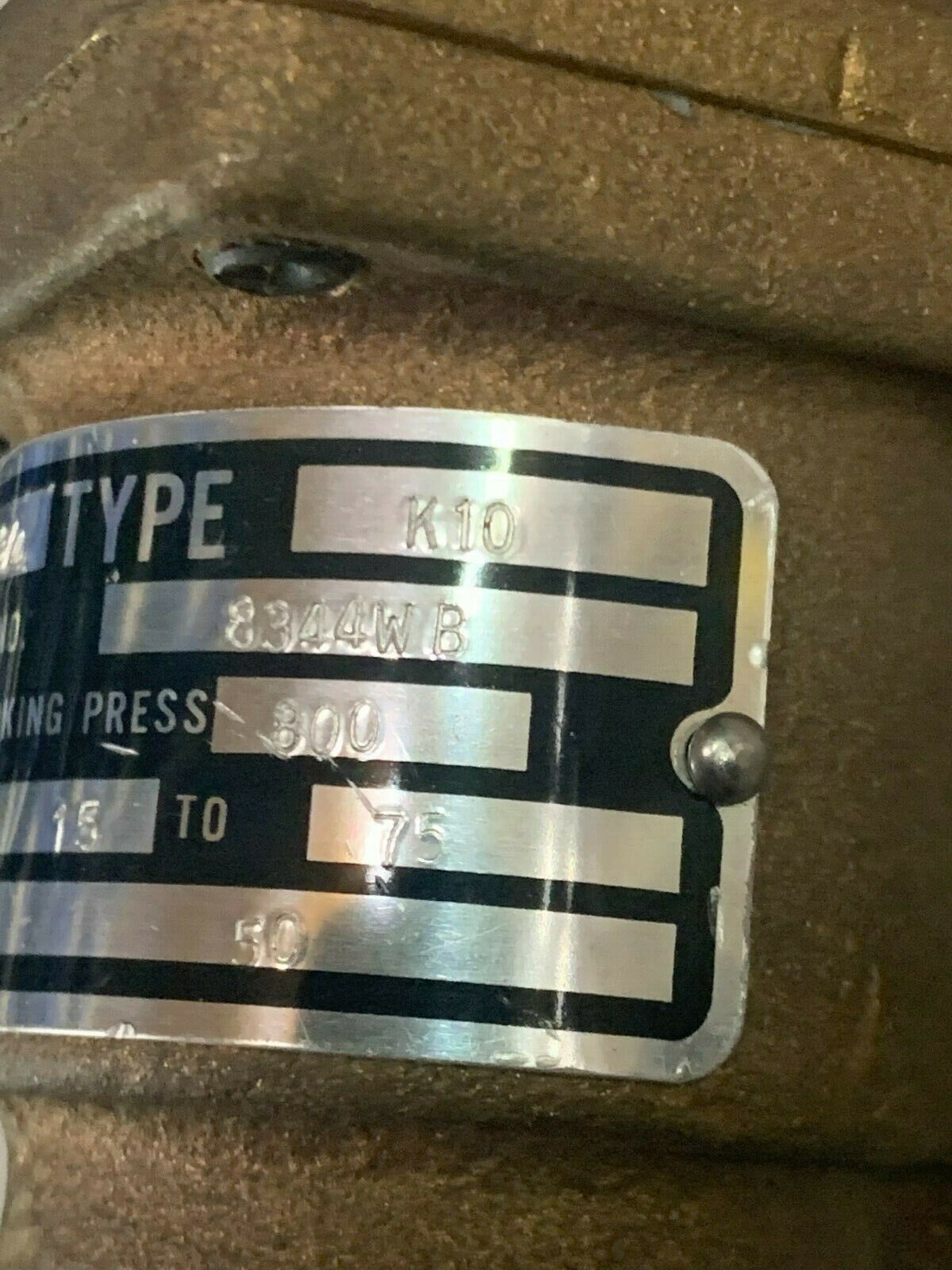 NEW NO BOX CASH ACME 3/4" RELIEF VALVE K10