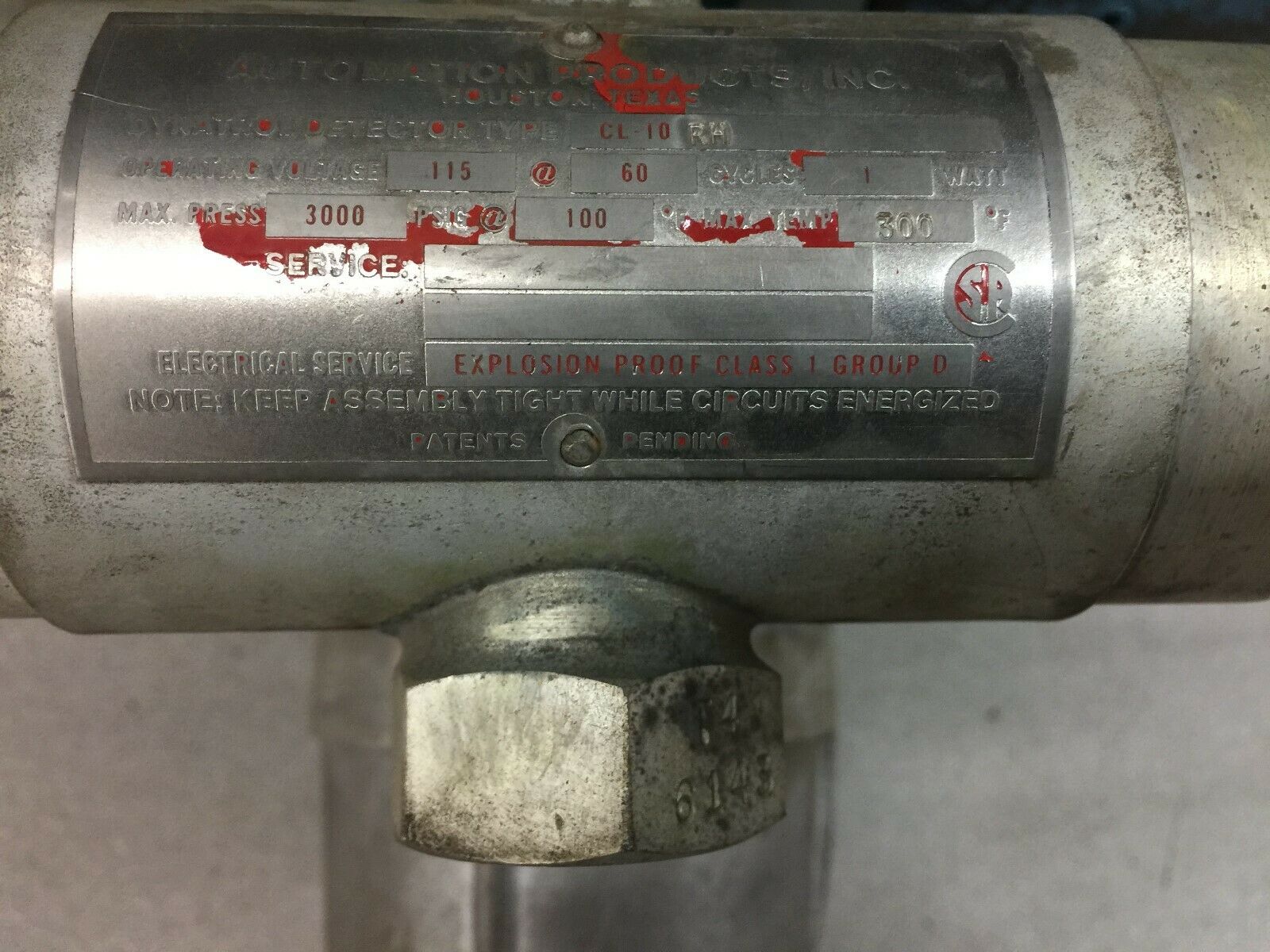 NEW NO BOX AUTOMATION PRODUCTS 115VAC 3000PSI 100DEG DYNATROL LEVEL DETECTOR KIT